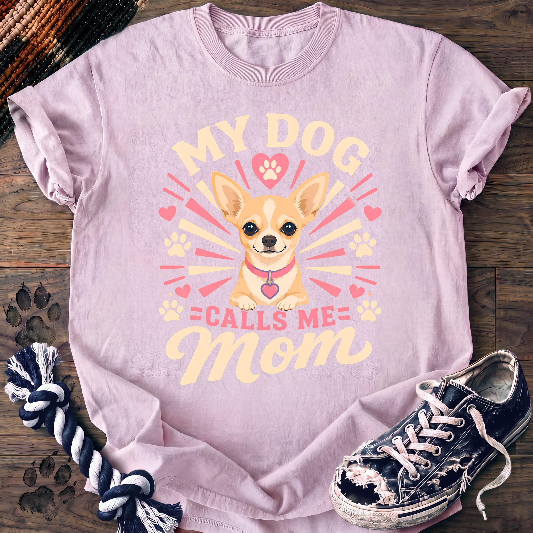 PAWSSION CLUB t-shirt in Blossom color - SKU PC-0302
