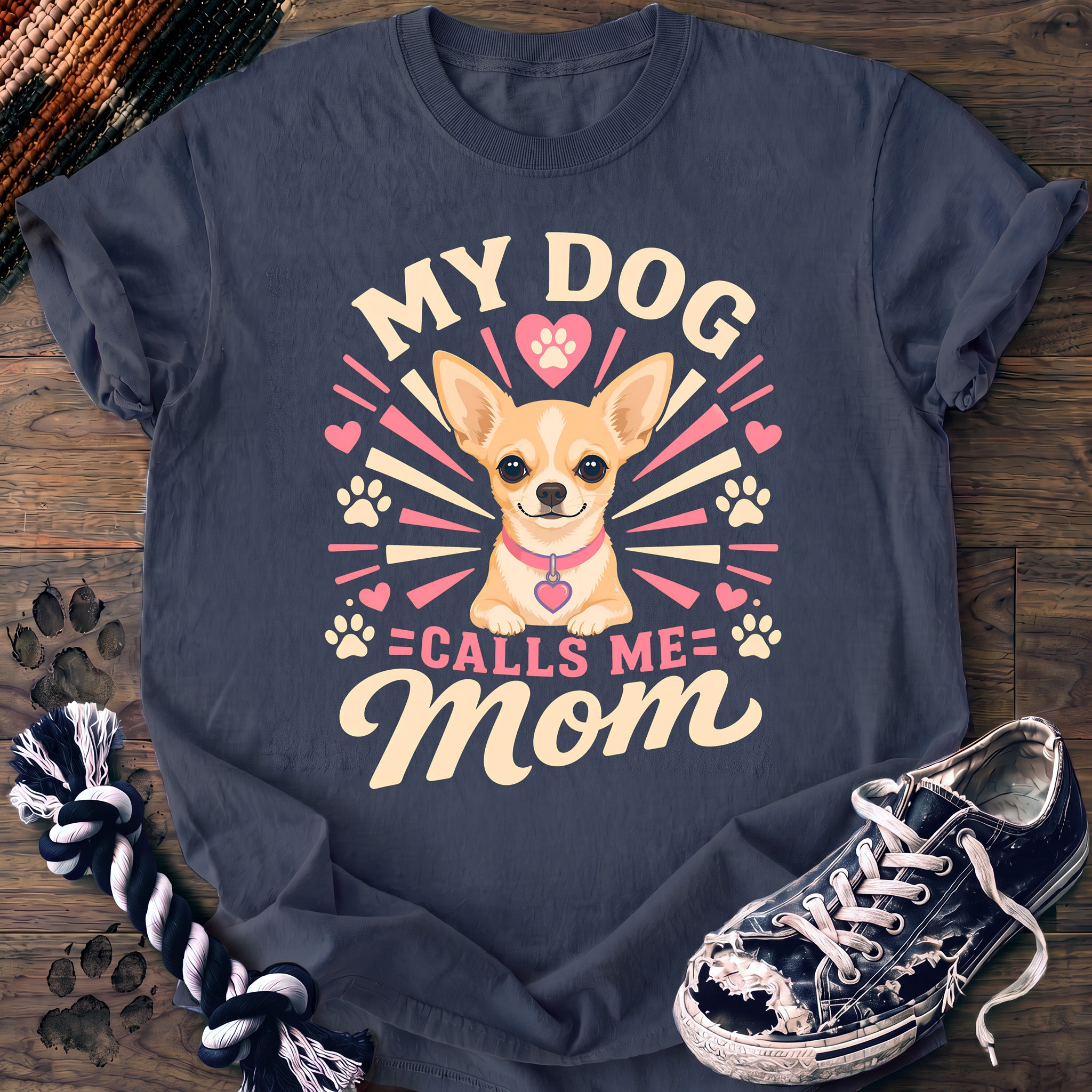 PAWSSION CLUB t-shirt in BlueJean color - SKU PC-0302