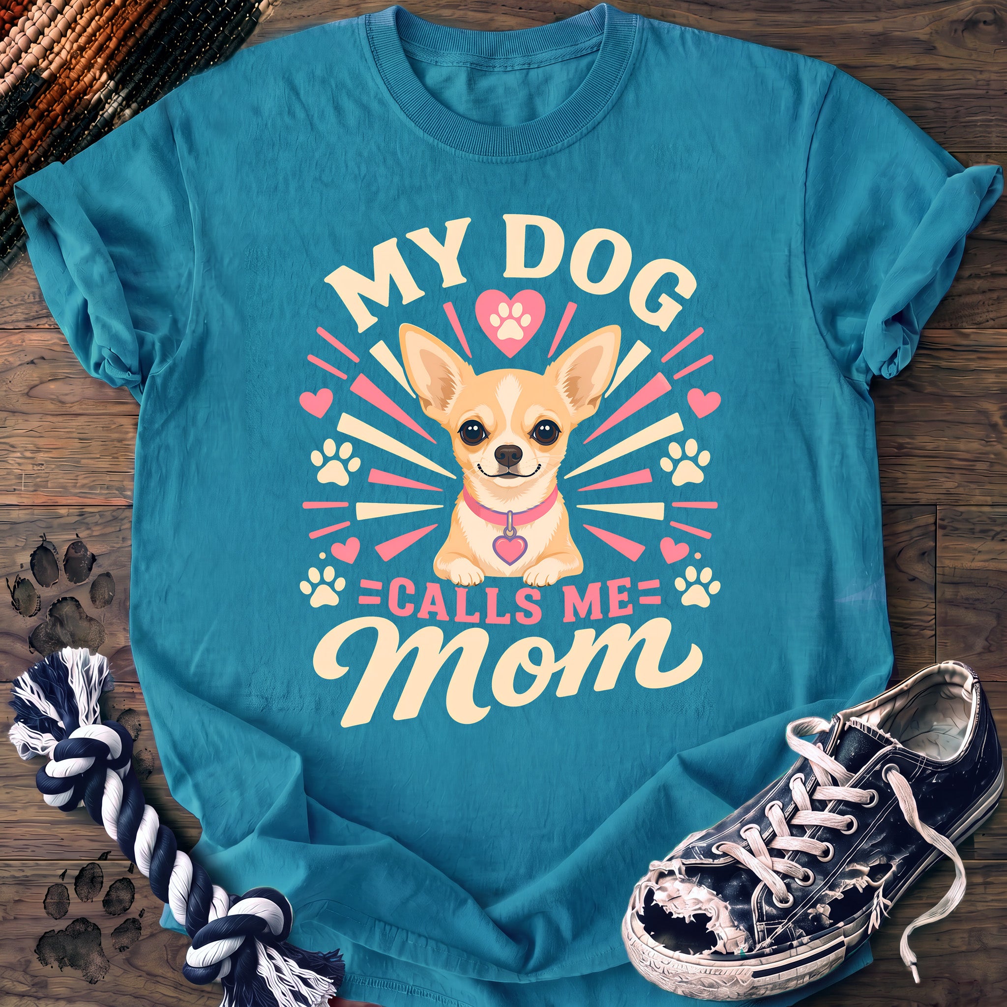 PAWSSION CLUB t-shirt in Sapphire color - SKU PC-0302