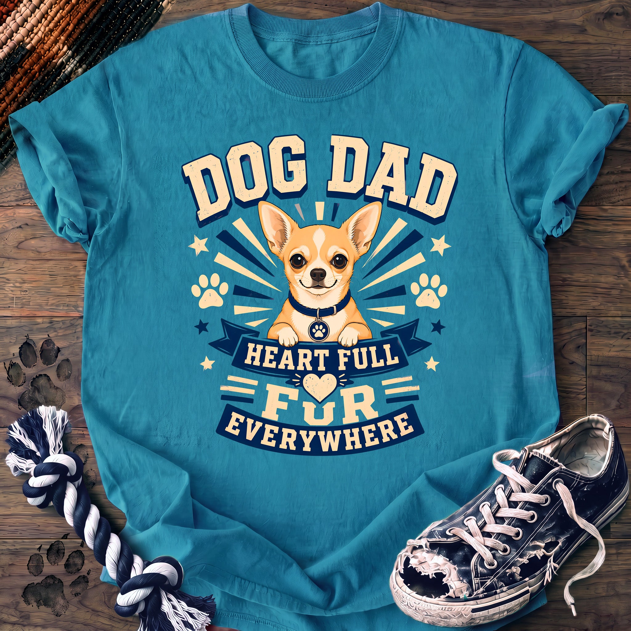 PAWSSION CLUB t-shirt in Sapphire color - SKU PC-0303