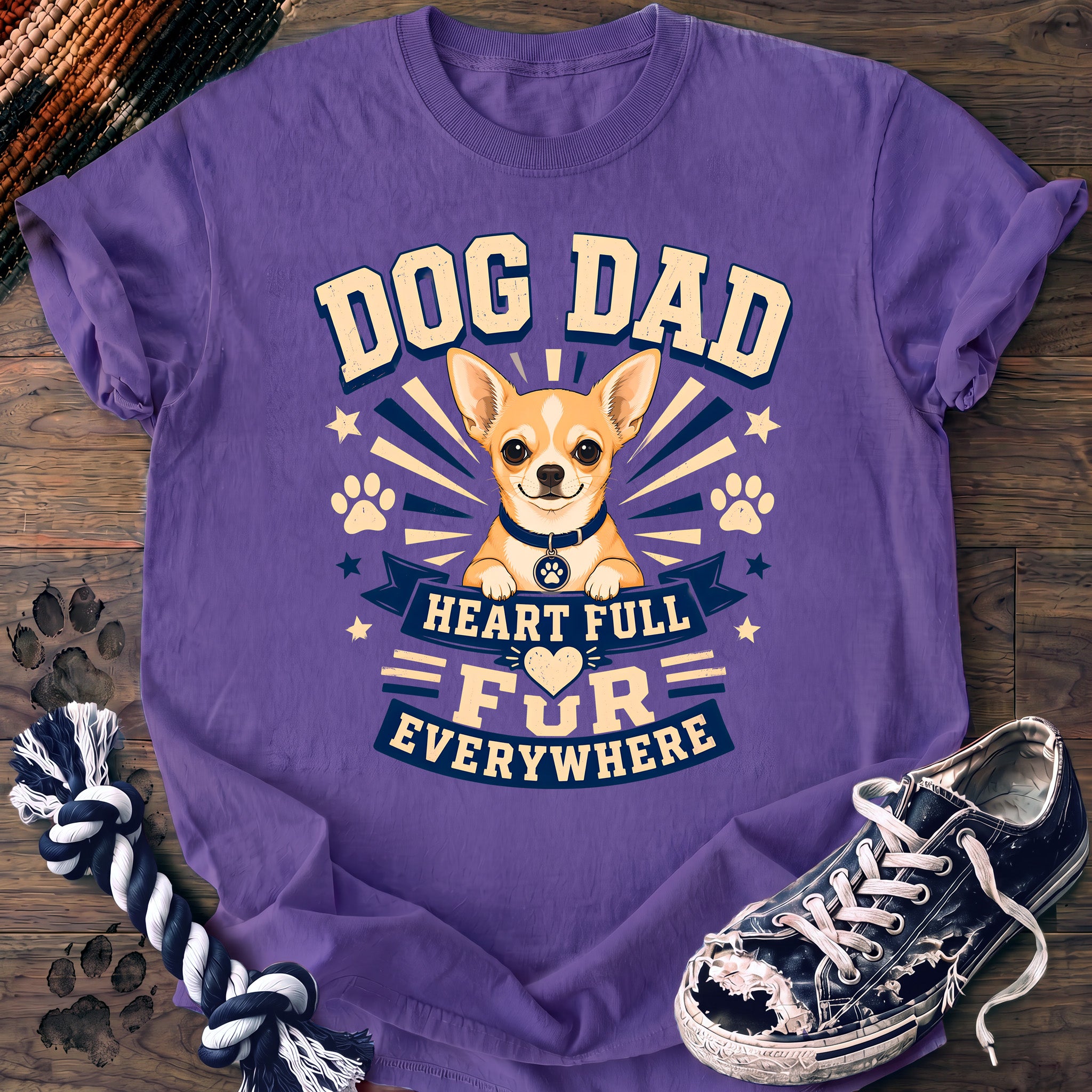 PAWSSION CLUB t-shirt in Violet color - SKU PC-0303