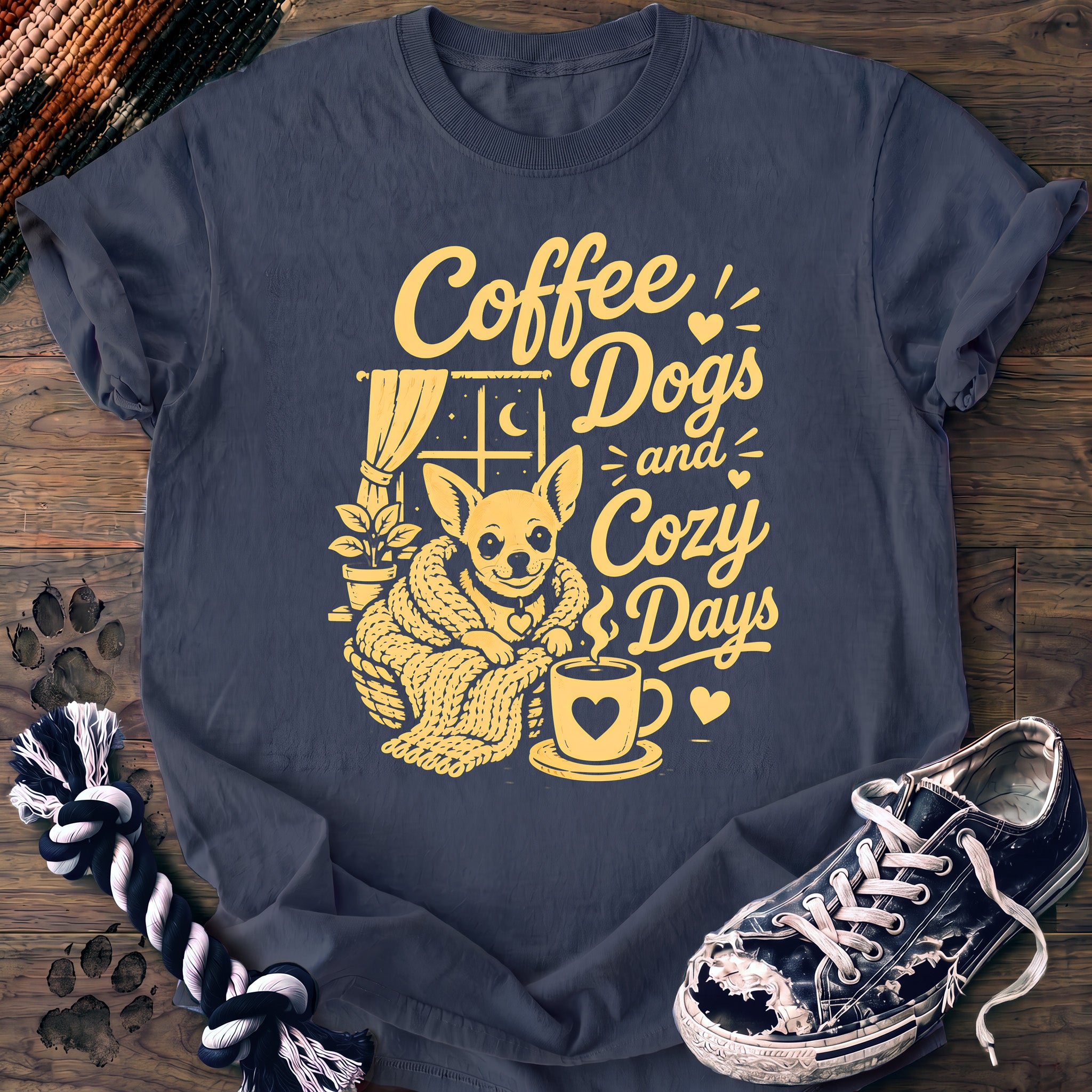 PAWSSION CLUB t-shirt in BlueJean color - SKU PC-0304