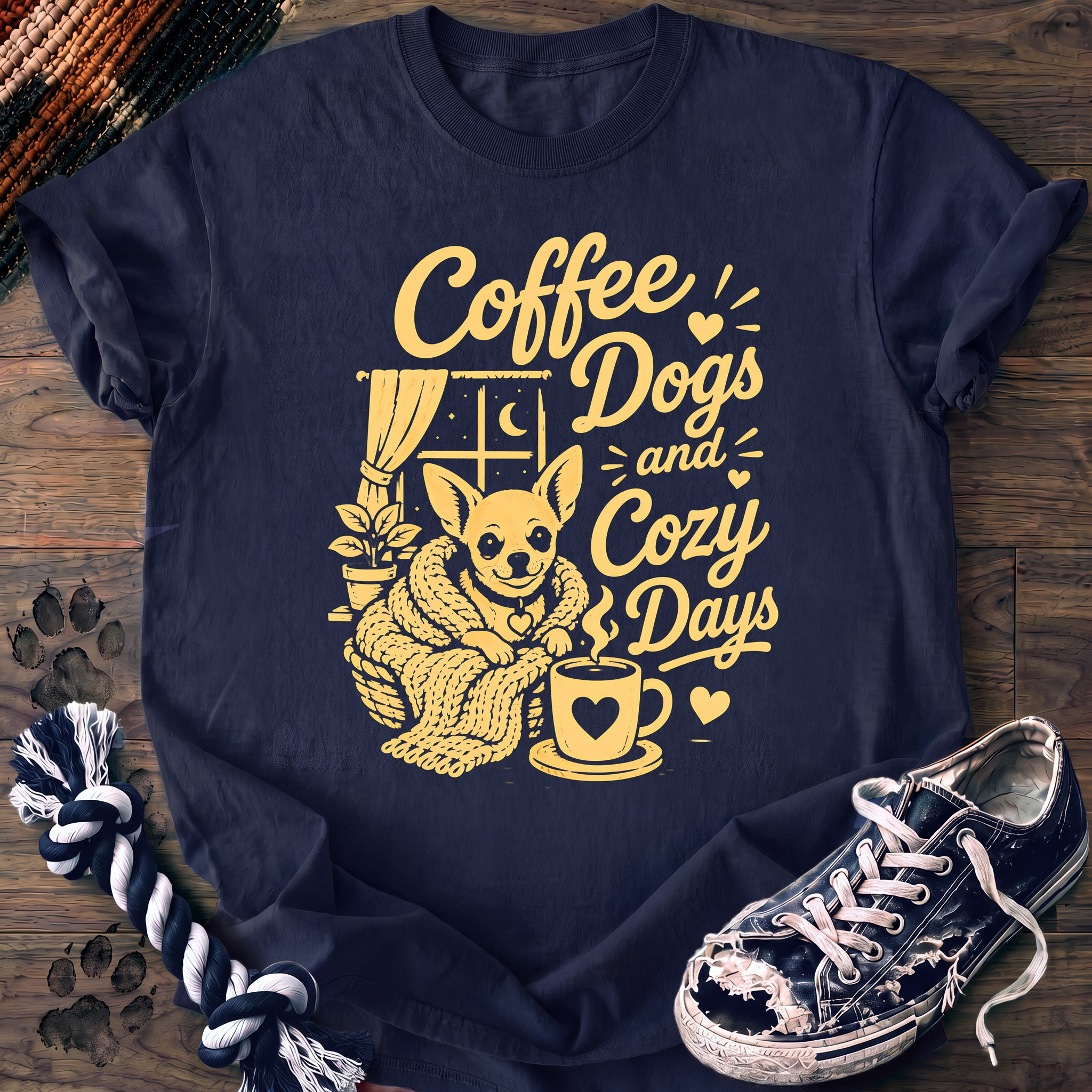 PAWSSION CLUB t-shirt in Navy color - SKU PC-0304