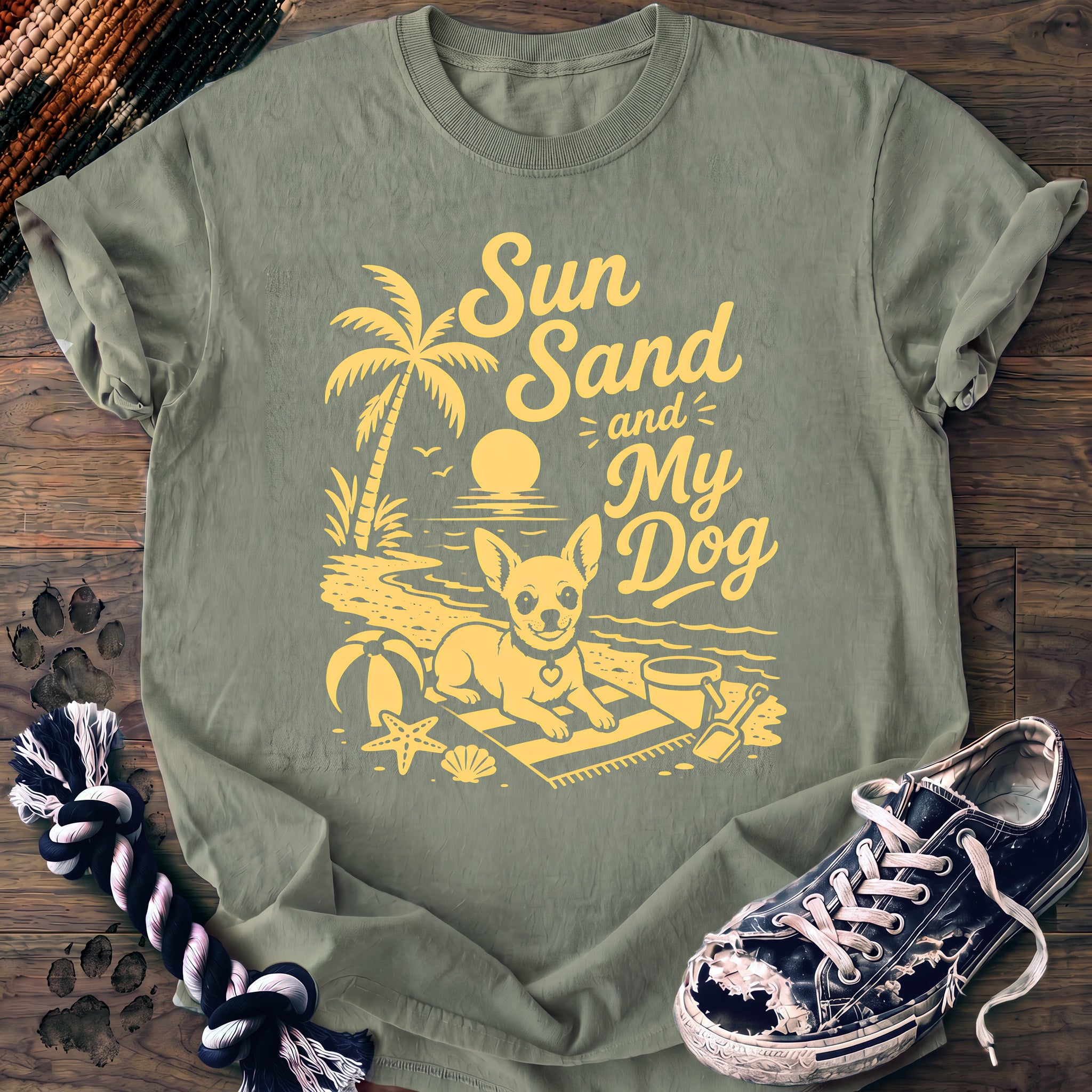 PAWSSION CLUB t-shirt in Bay color - SKU PC-0306