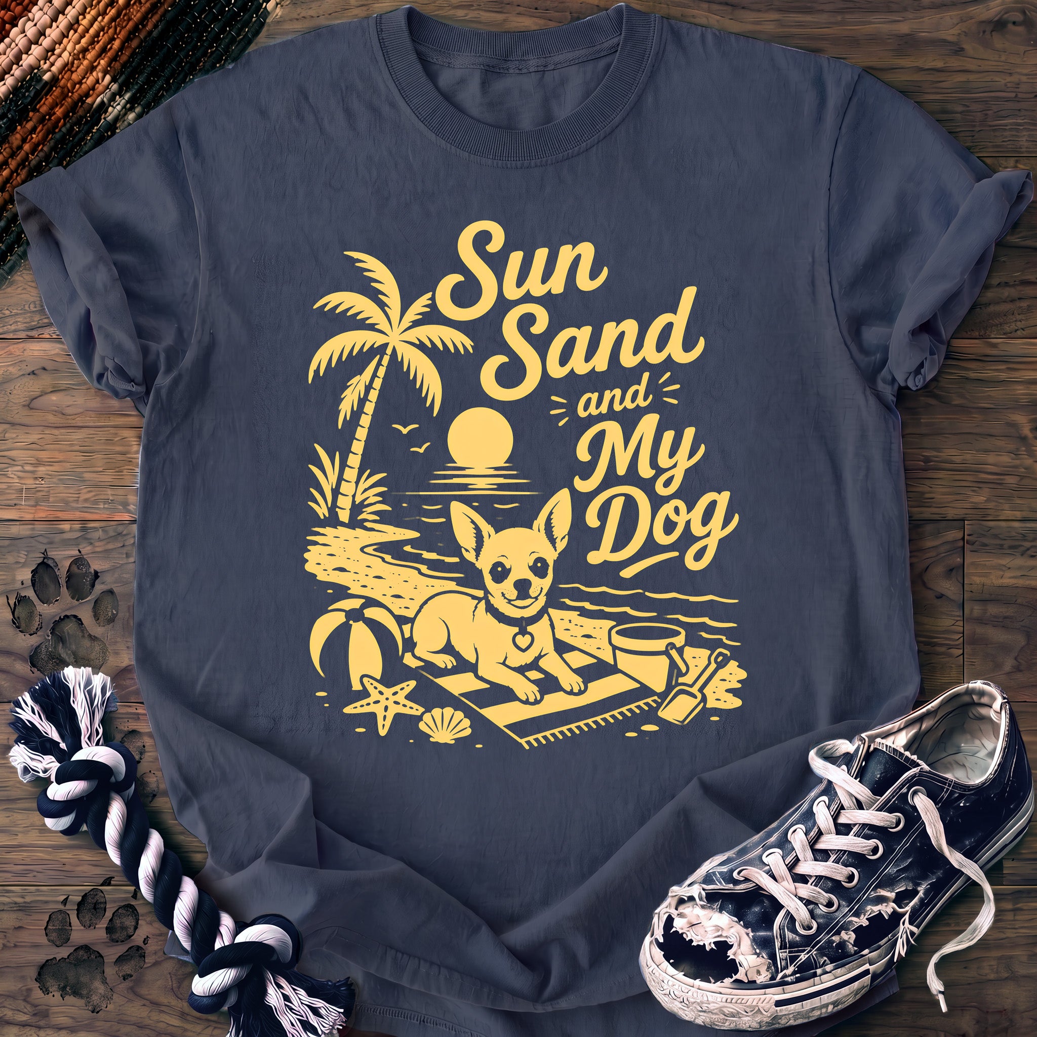 PAWSSION CLUB t-shirt in BlueJean color - SKU PC-0306