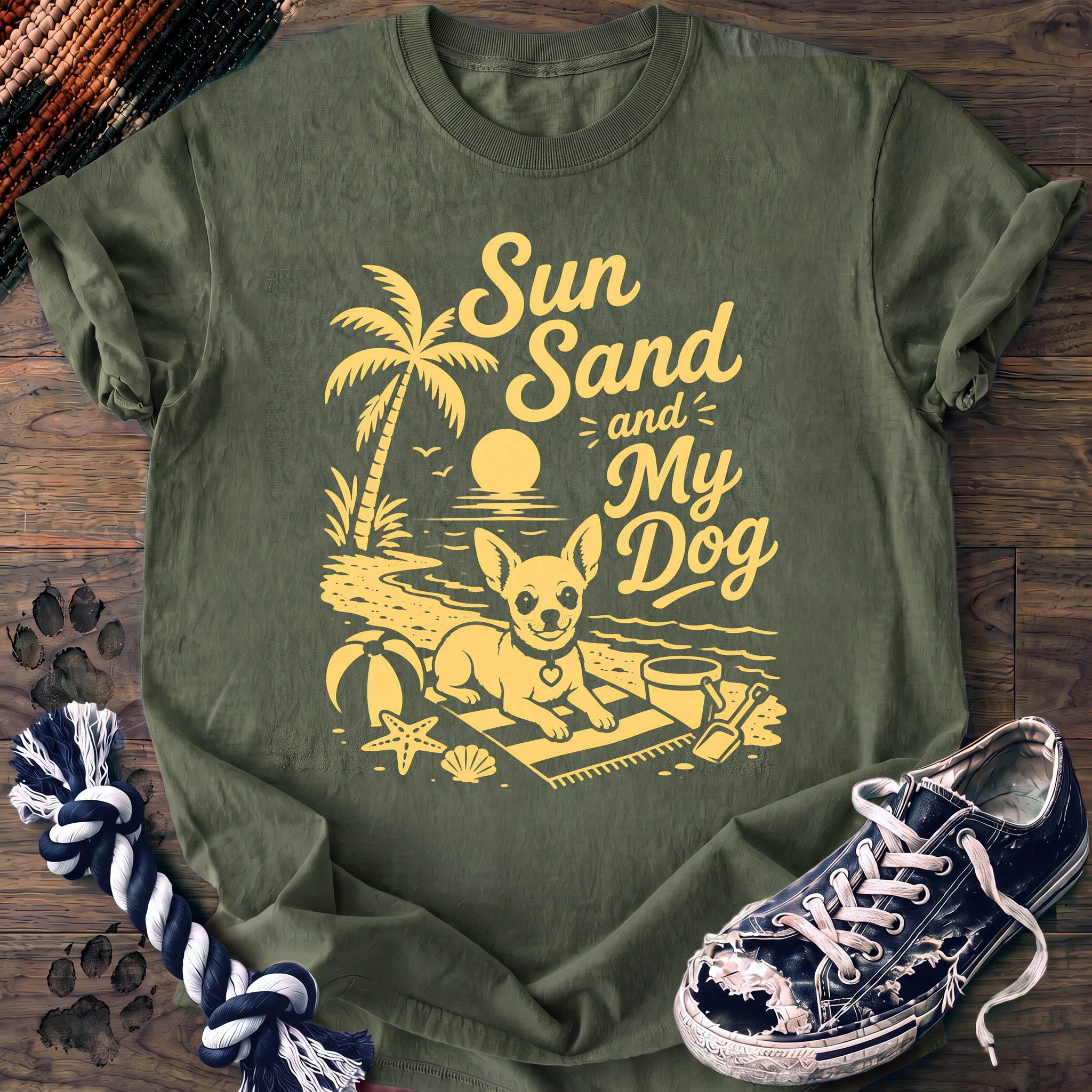 PAWSSION CLUB t-shirt in LightGreen color - SKU PC-0306