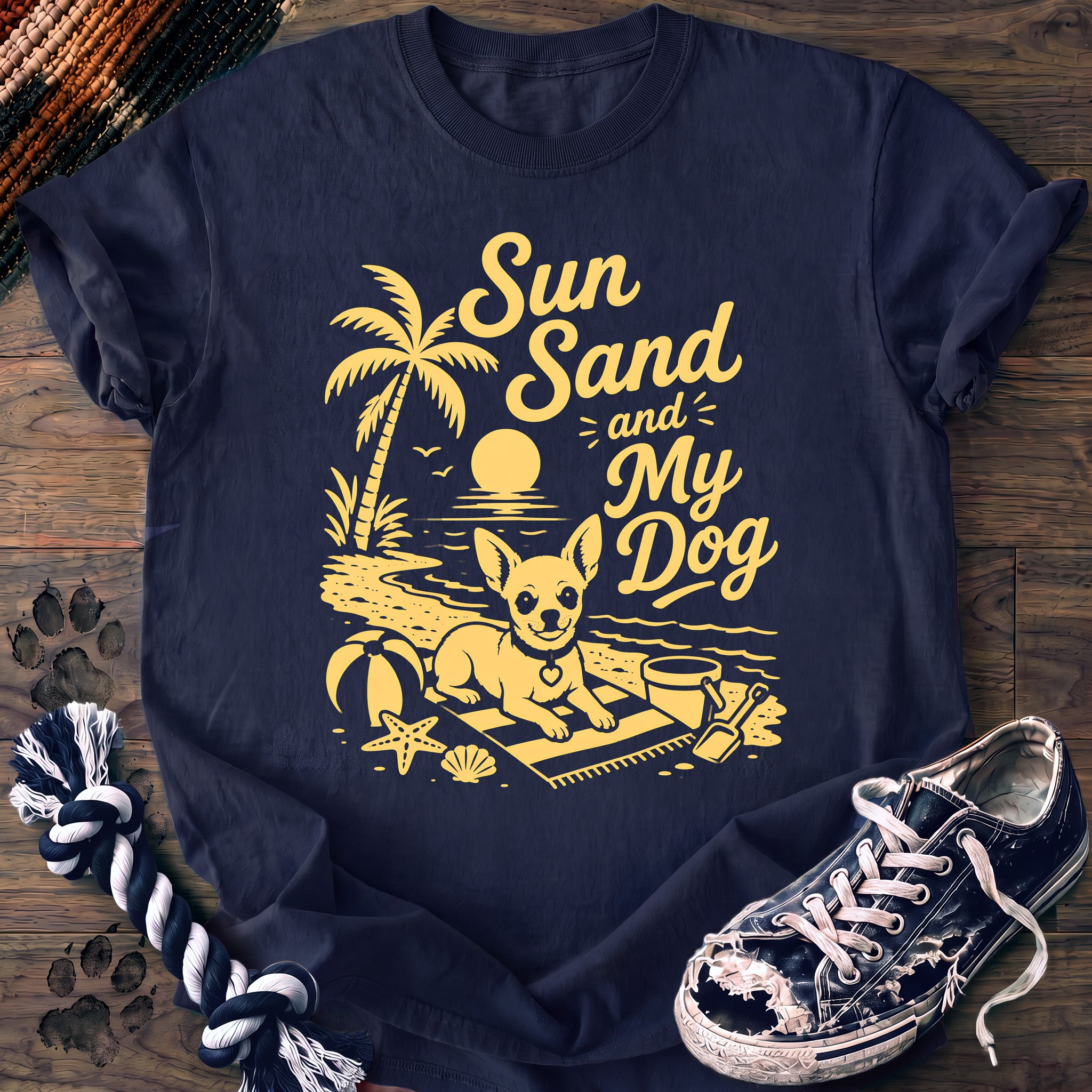 PAWSSION CLUB t-shirt in Navy color - SKU PC-0306