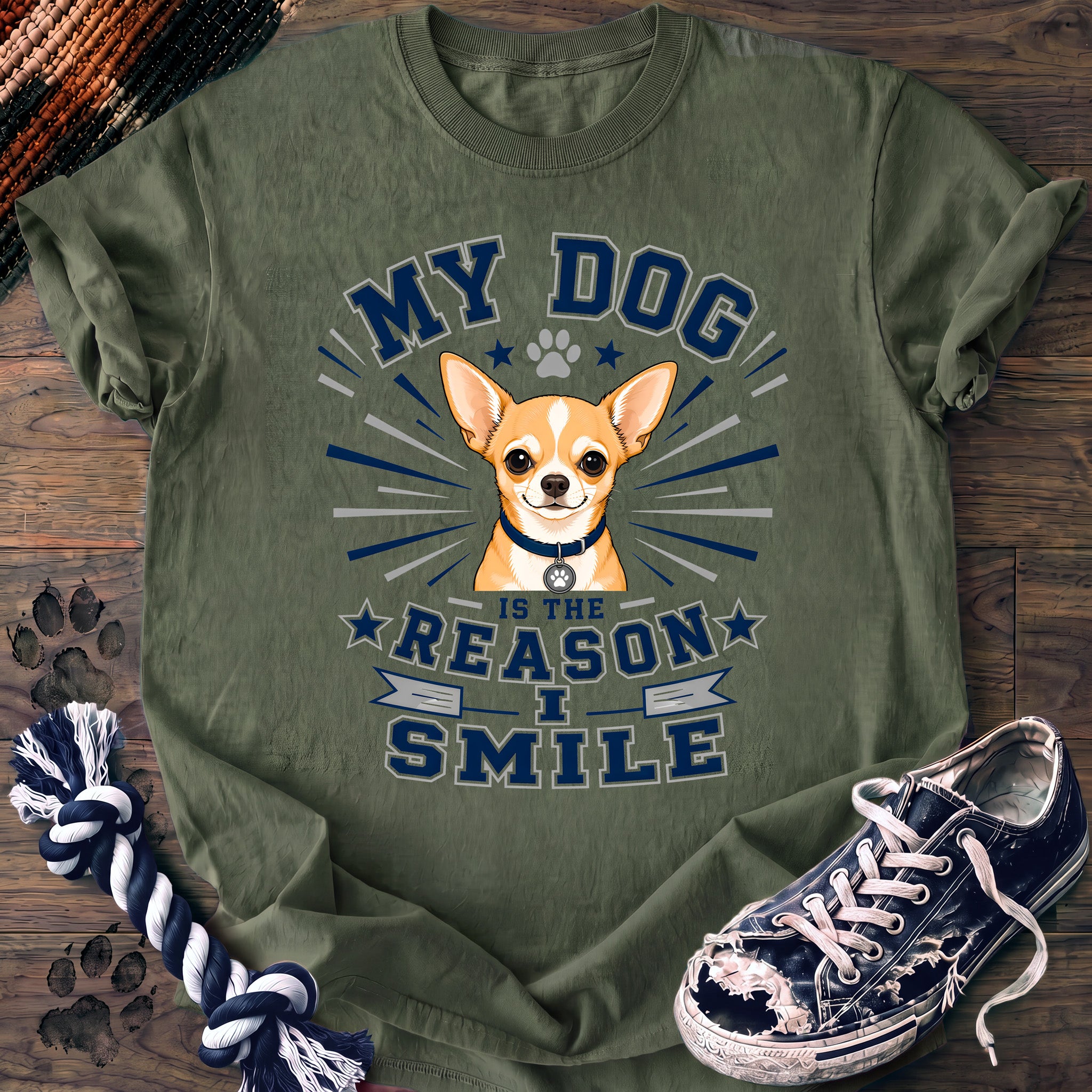 PAWSSION CLUB t-shirt in LightGreen color - SKU PC-0307