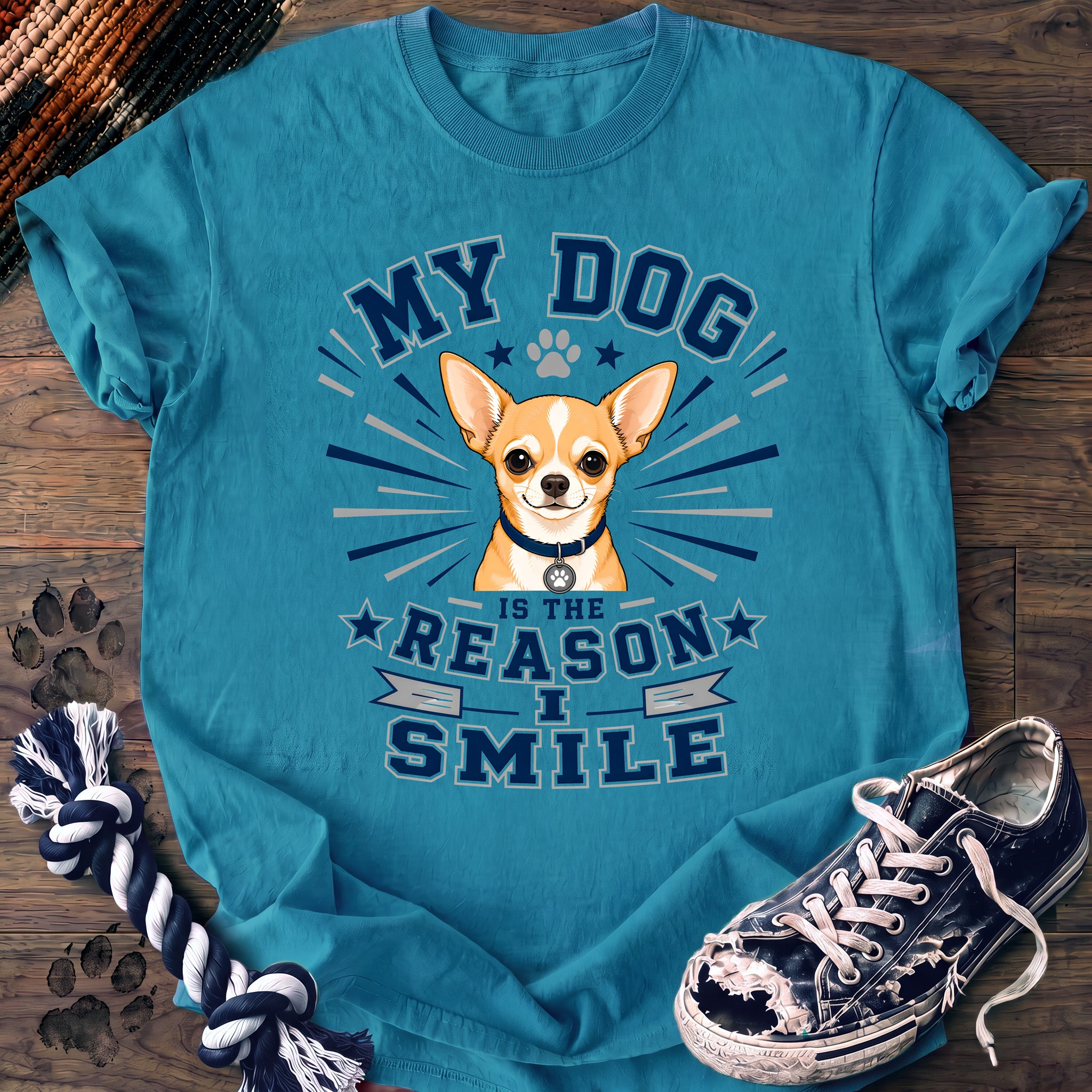 PAWSSION CLUB t-shirt in Sapphire color - SKU PC-0307