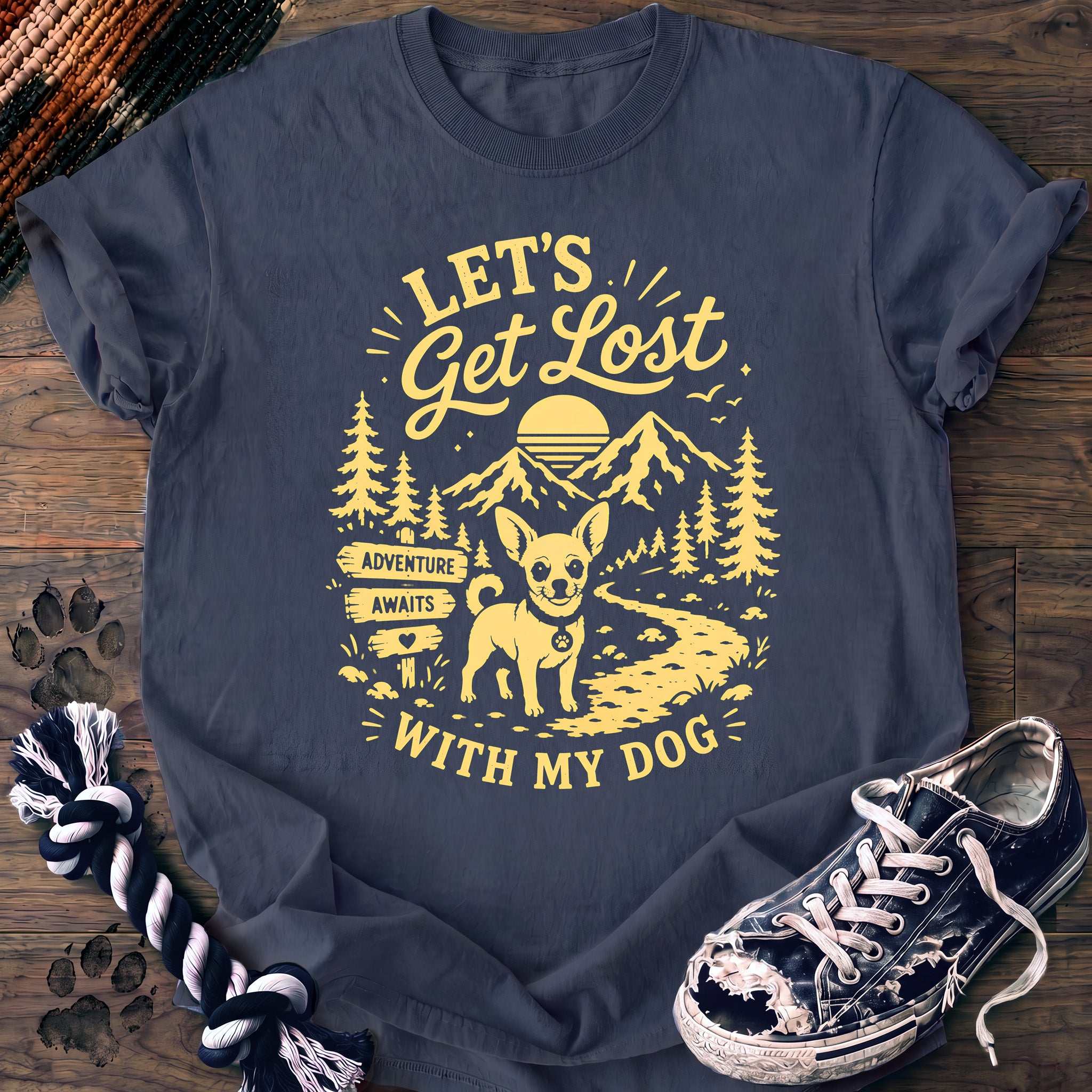PAWSSION CLUB t-shirt in BlueJean color - SKU PC-0310