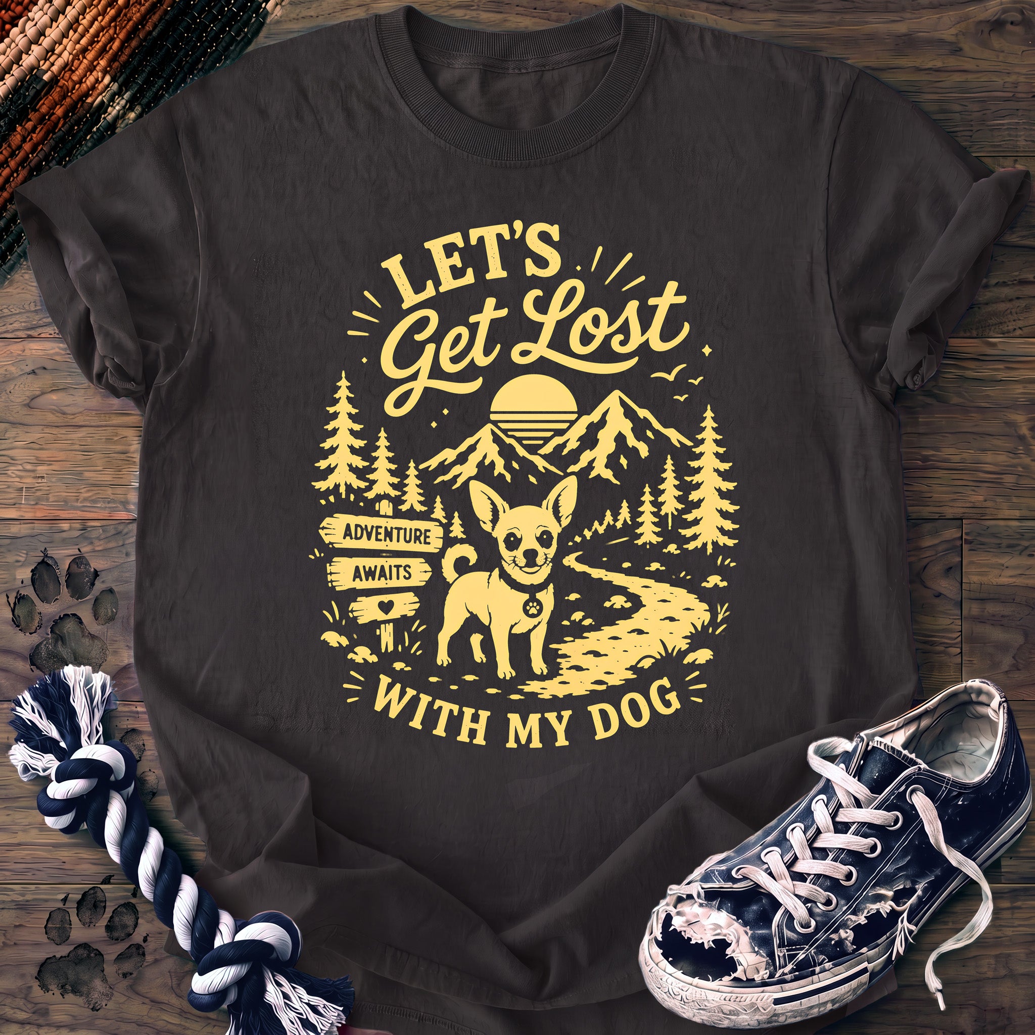 PAWSSION CLUB t-shirt in Graphite color - SKU PC-0310