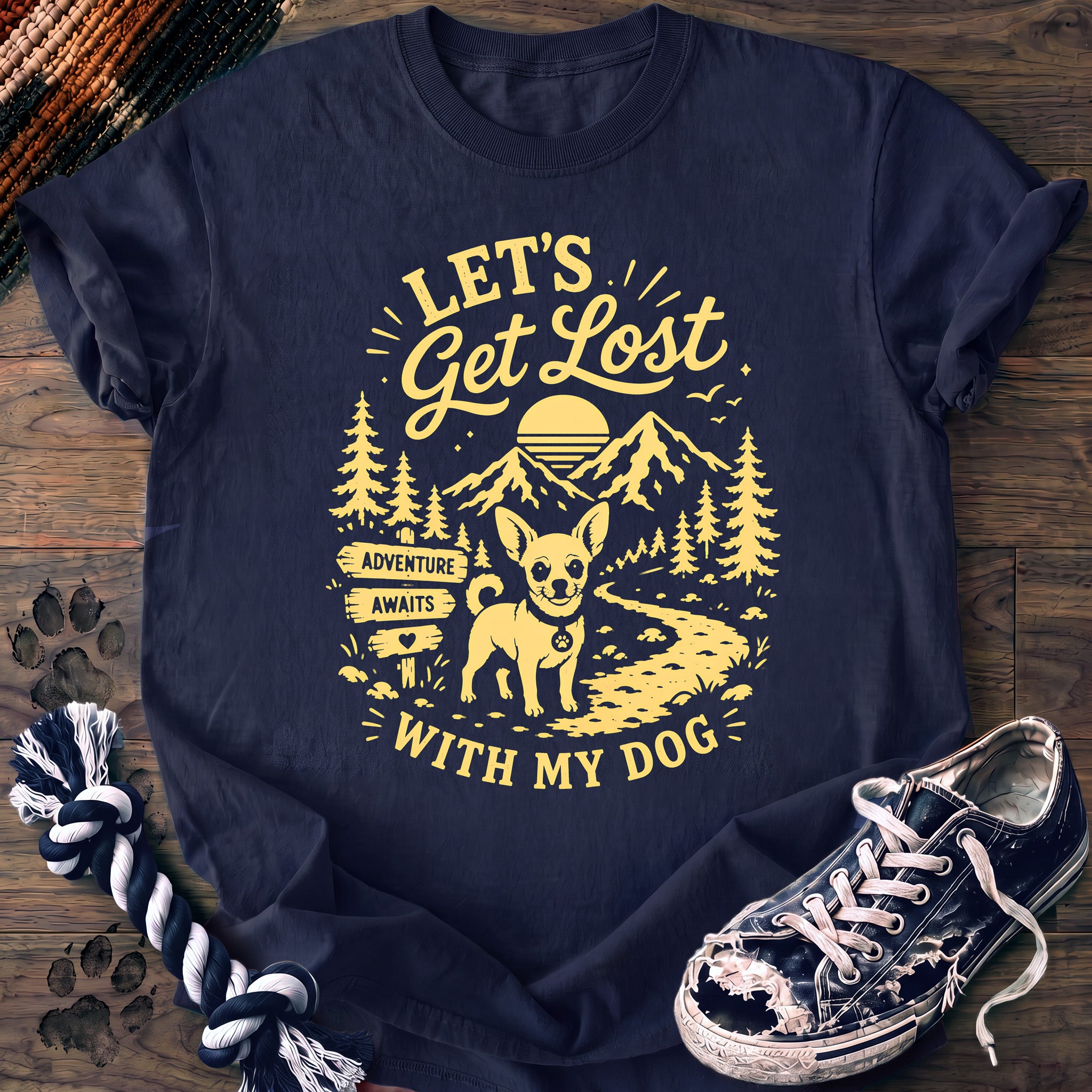 PAWSSION CLUB t-shirt in Navy color - SKU PC-0310