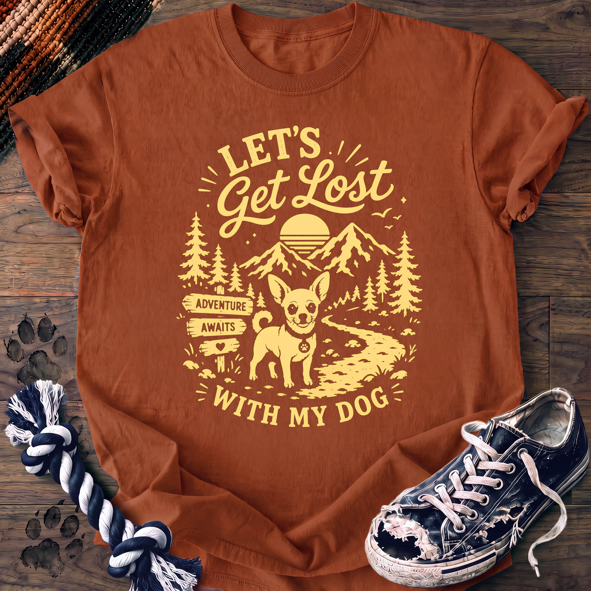 PAWSSION CLUB t-shirt in Yam color - SKU PC-0310