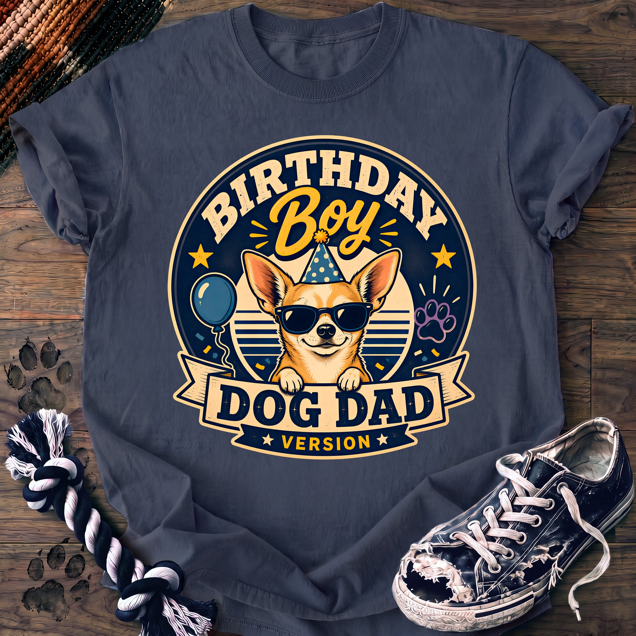 PAWSSION CLUB t-shirt in BlueJean color - SKU PC-0312