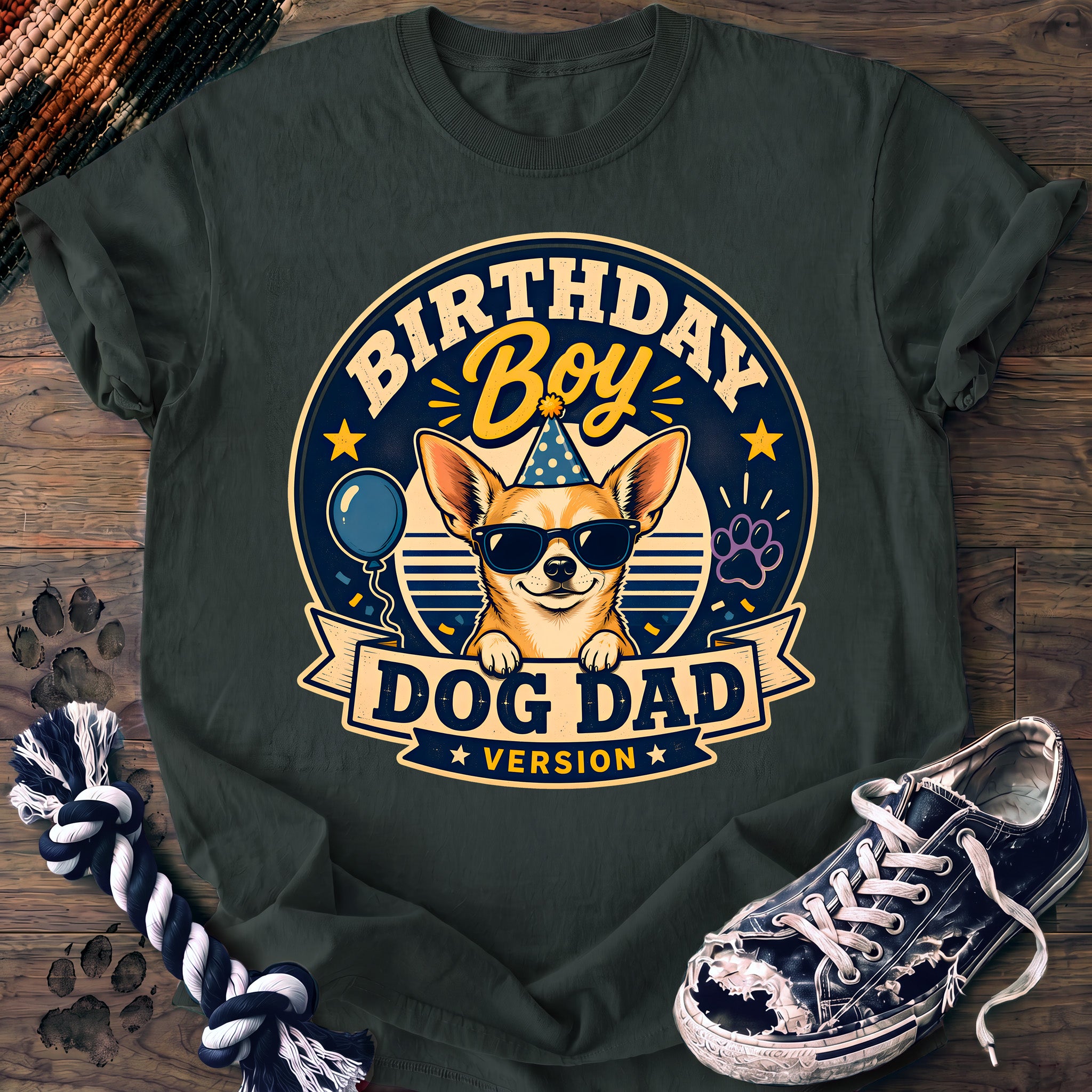 PAWSSION CLUB t-shirt in BlueSpruce color - SKU PC-0312