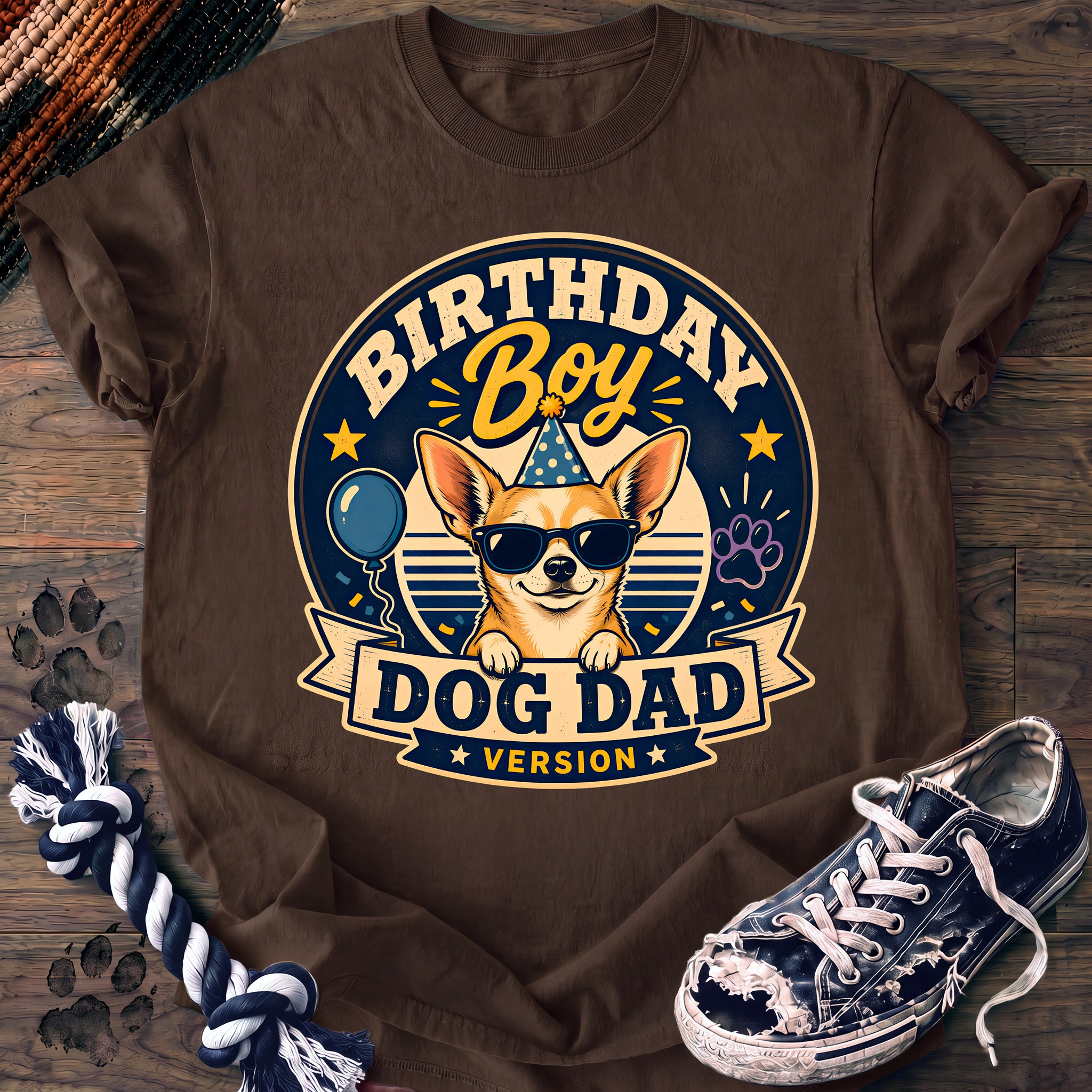 PAWSSION CLUB t-shirt in Espresso color - SKU PC-0312