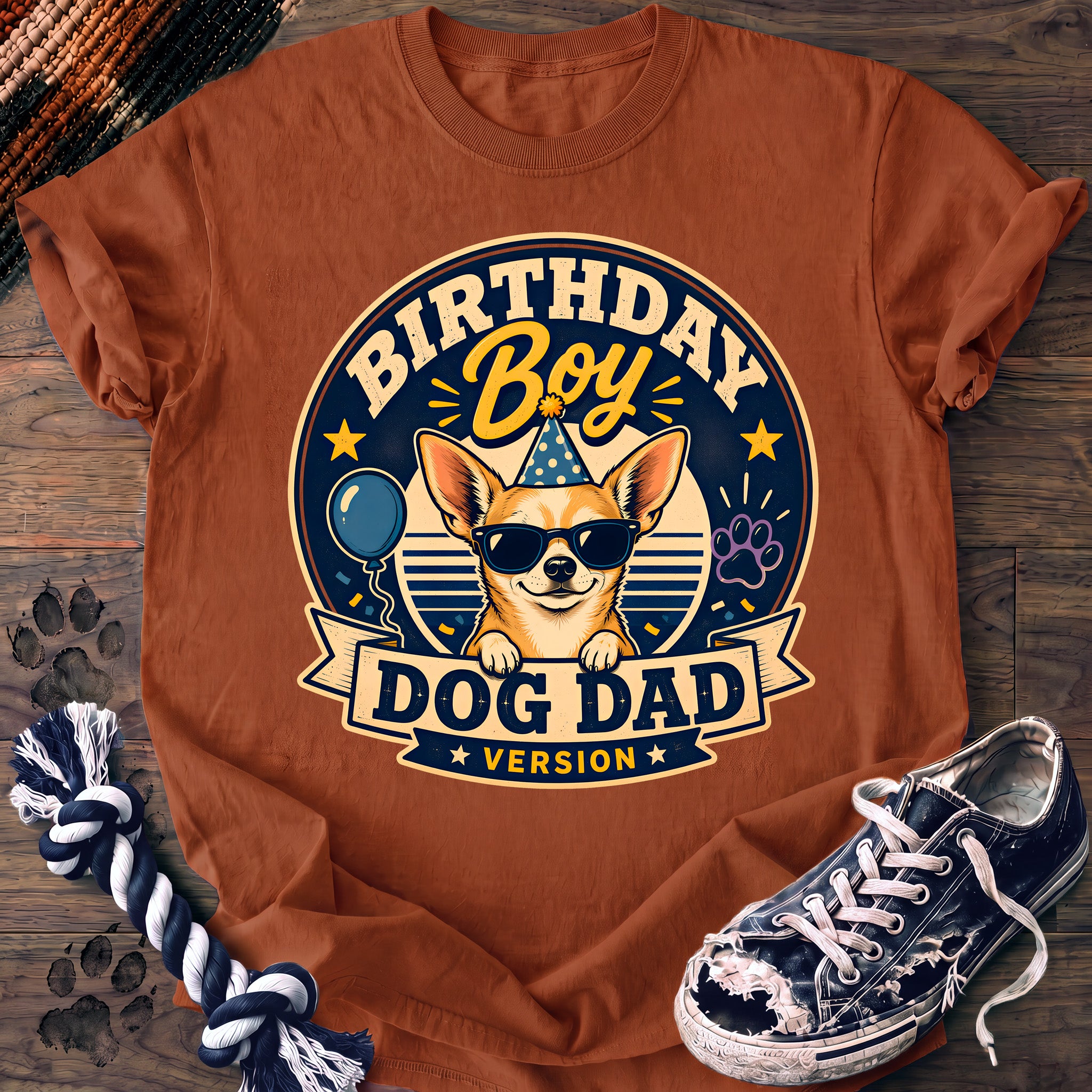 PAWSSION CLUB t-shirt in Yam color - SKU PC-0312