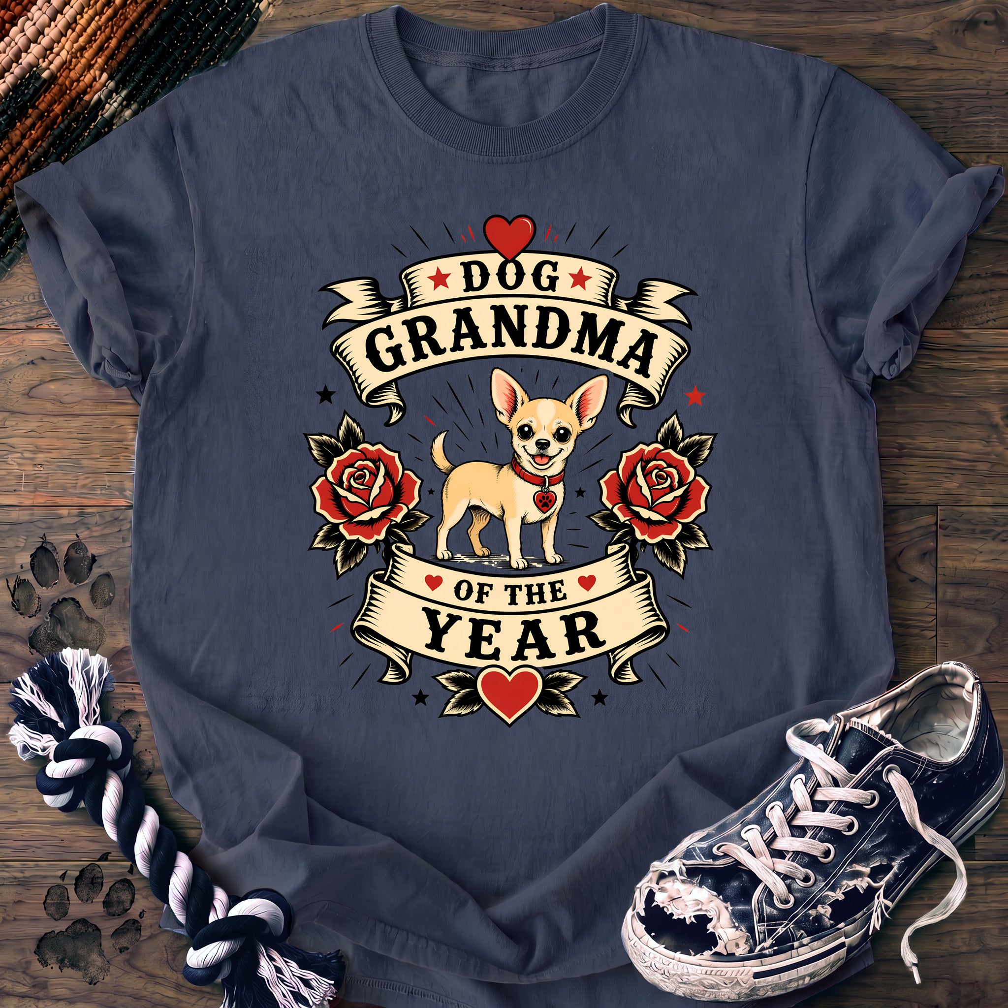 PAWSSION CLUB t-shirt in BlueJean color - SKU PC-0315