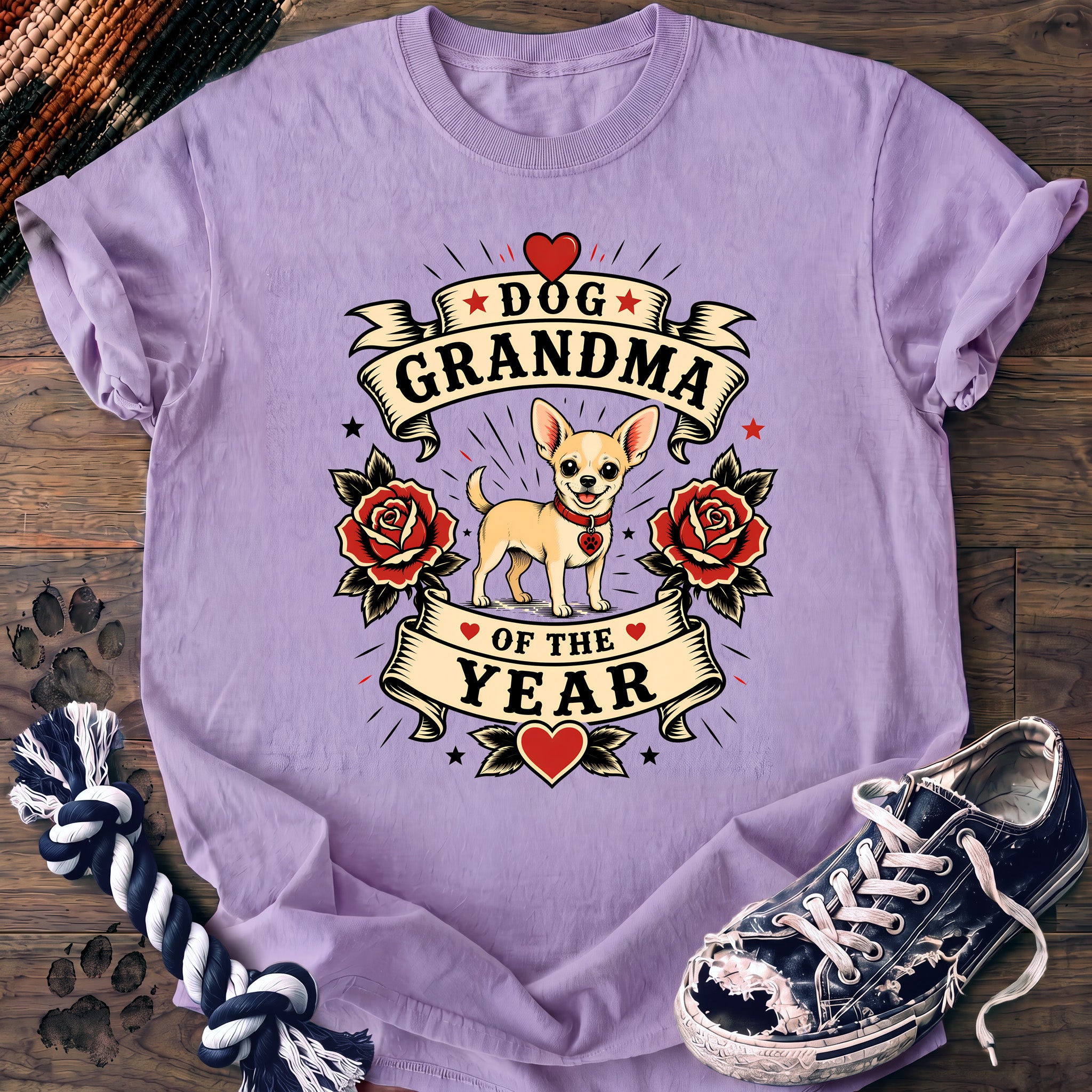 PAWSSION CLUB t-shirt in Orchid color - SKU PC-0315
