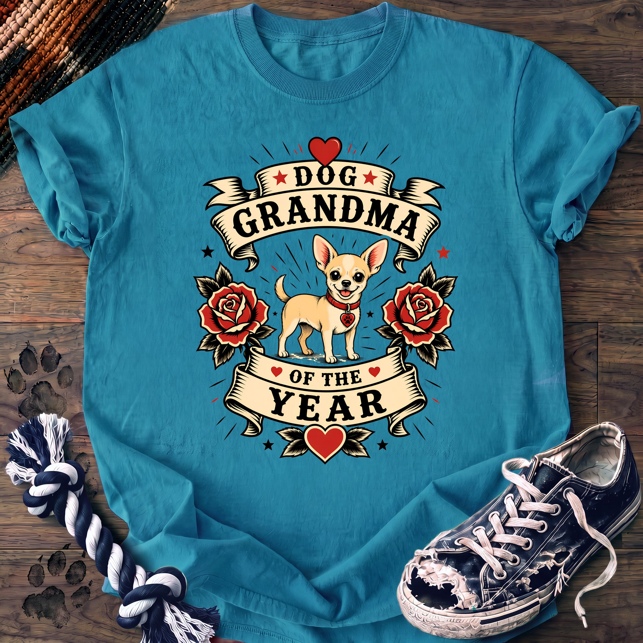 PAWSSION CLUB t-shirt in Sapphire color - SKU PC-0315