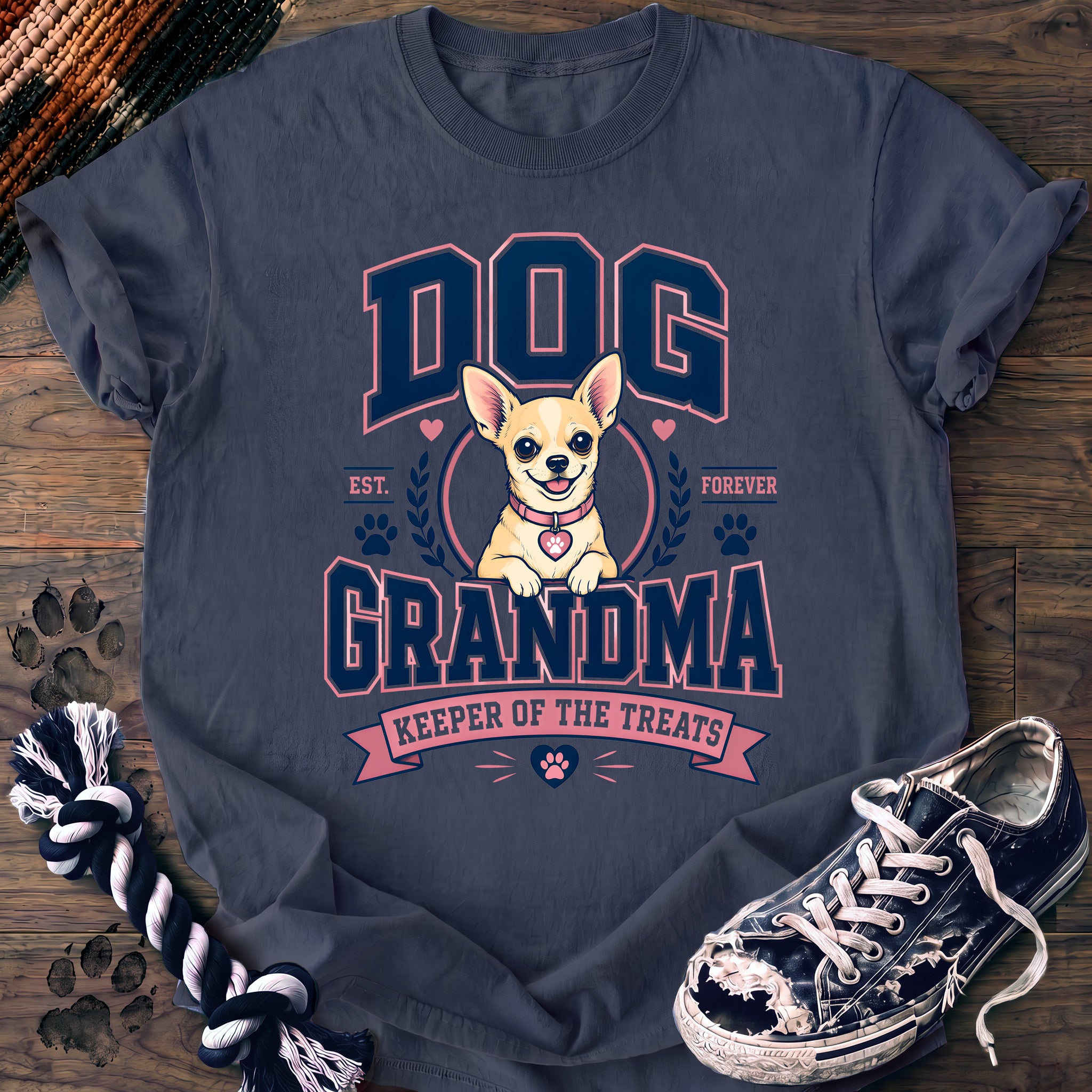 PAWSSION CLUB t-shirt in BlueJean color - SKU PC-0317