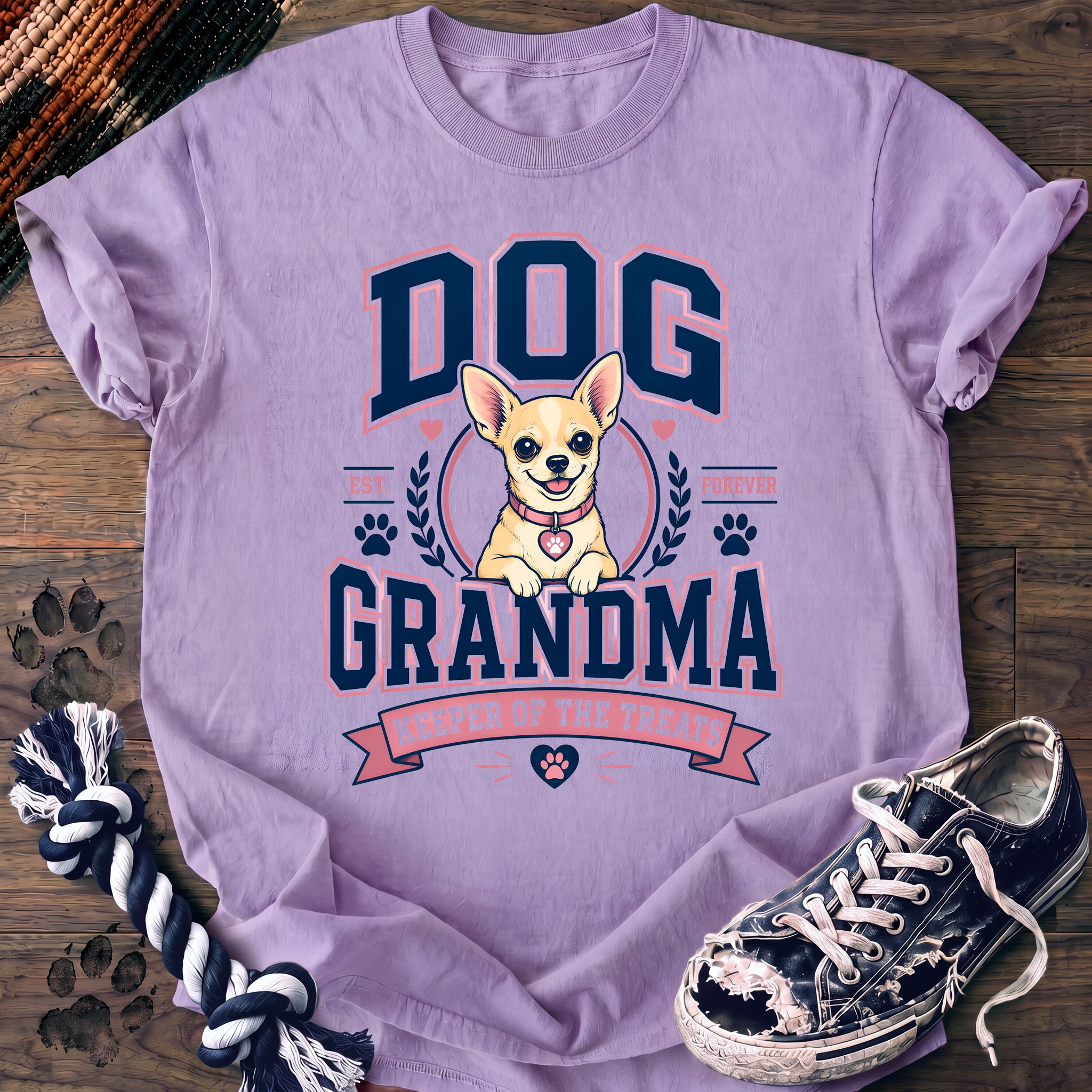 PAWSSION CLUB t-shirt in Orchid color - SKU PC-0317