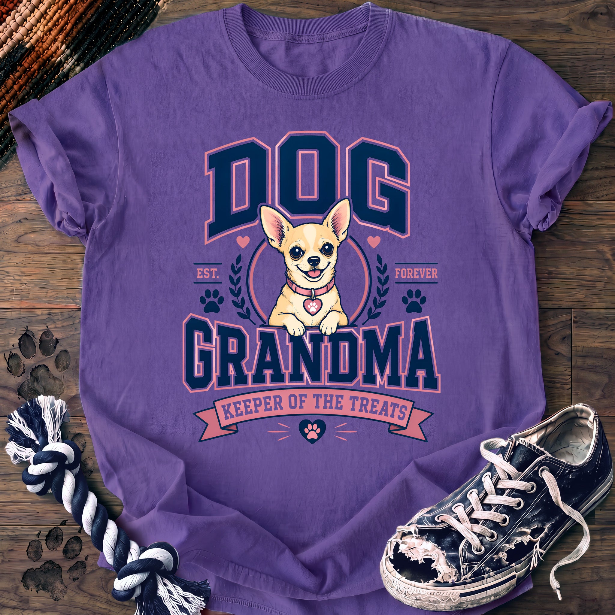 PAWSSION CLUB t-shirt in Violet color - SKU PC-0317