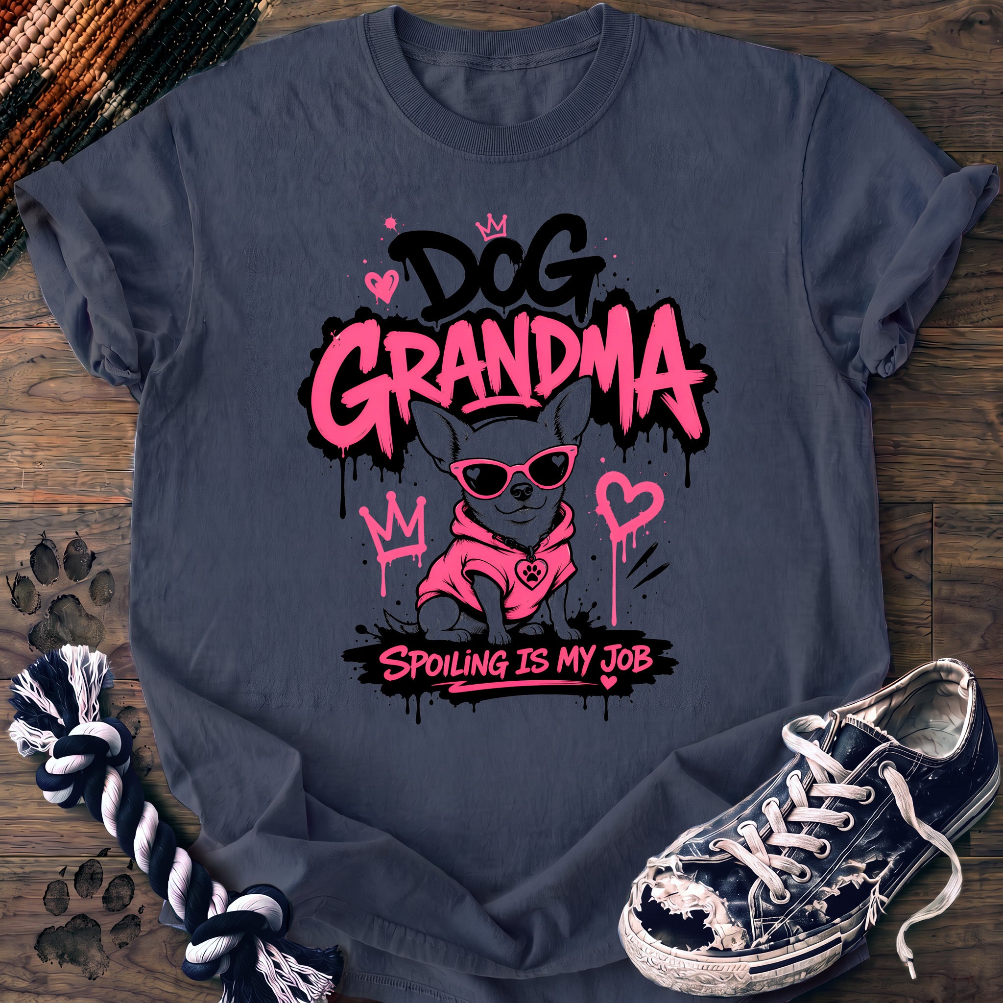 PAWSSION CLUB t-shirt in BlueJean color - SKU PC-0318