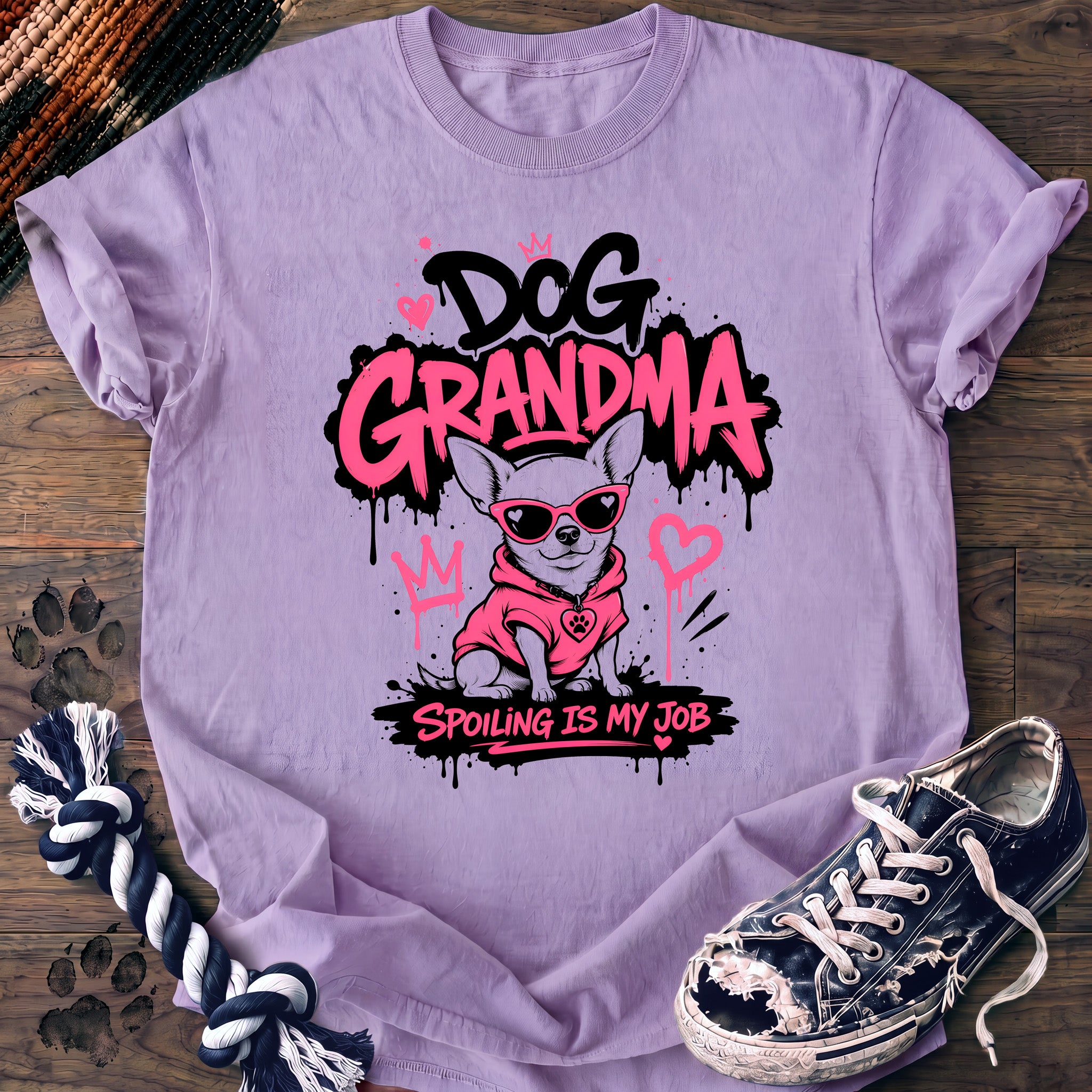 PAWSSION CLUB t-shirt in Orchid color - SKU PC-0318
