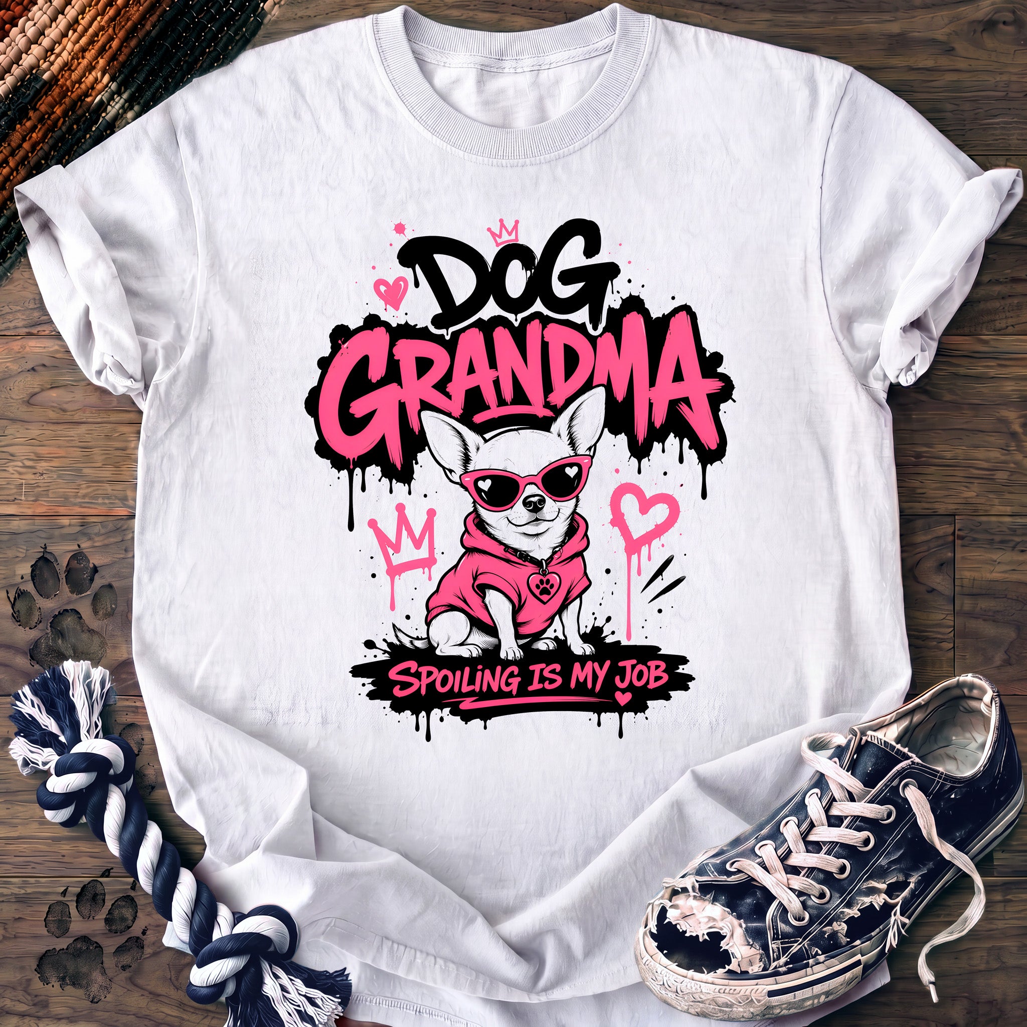 PAWSSION CLUB t-shirt in White color - SKU PC-0318