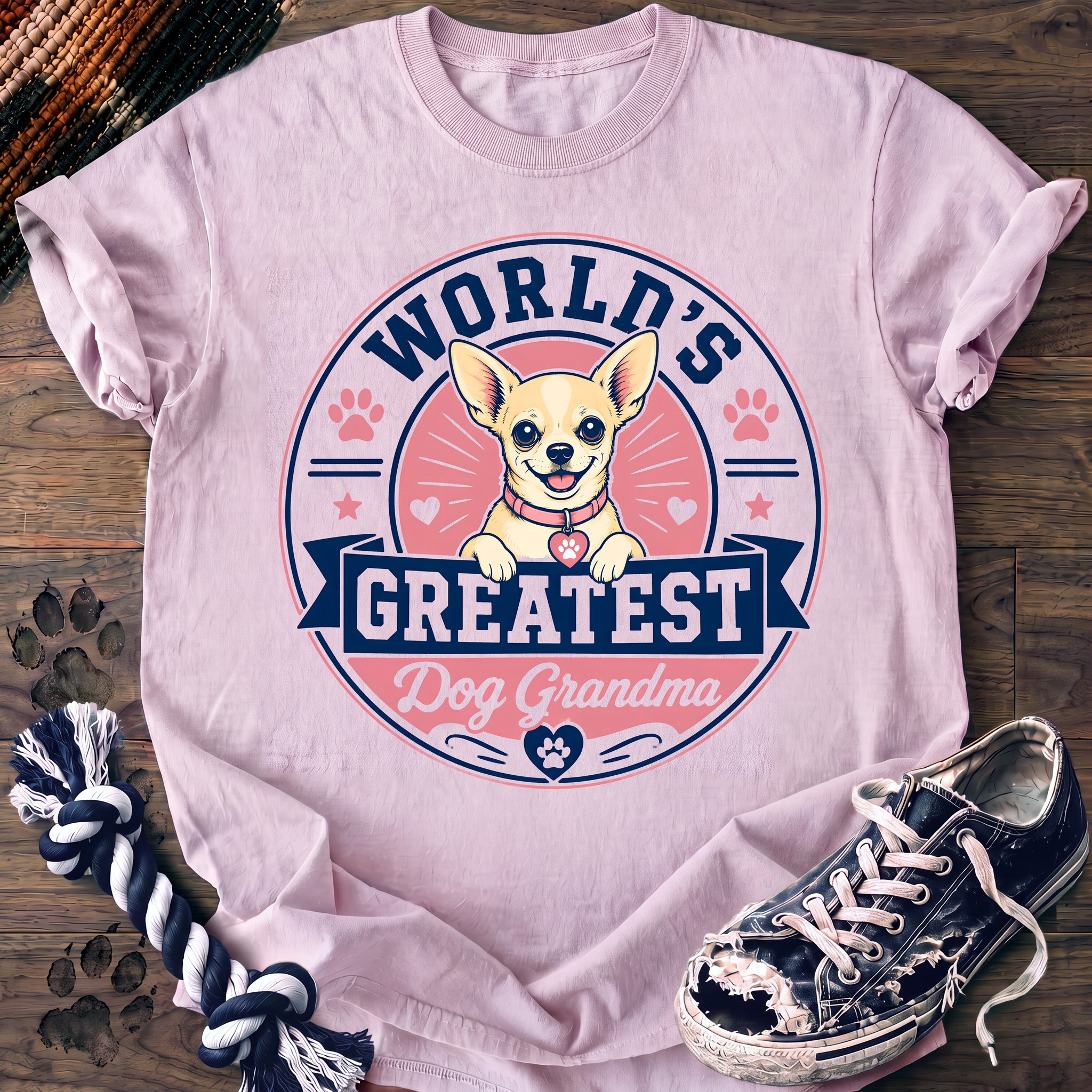 PAWSSION CLUB t-shirt in Blossom color - SKU PC-0319