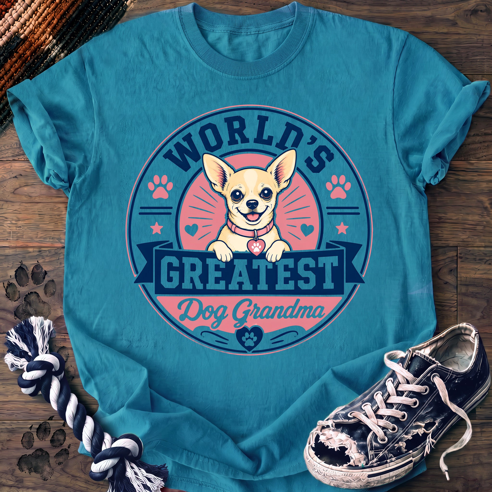 PAWSSION CLUB t-shirt in Sapphire color - SKU PC-0319
