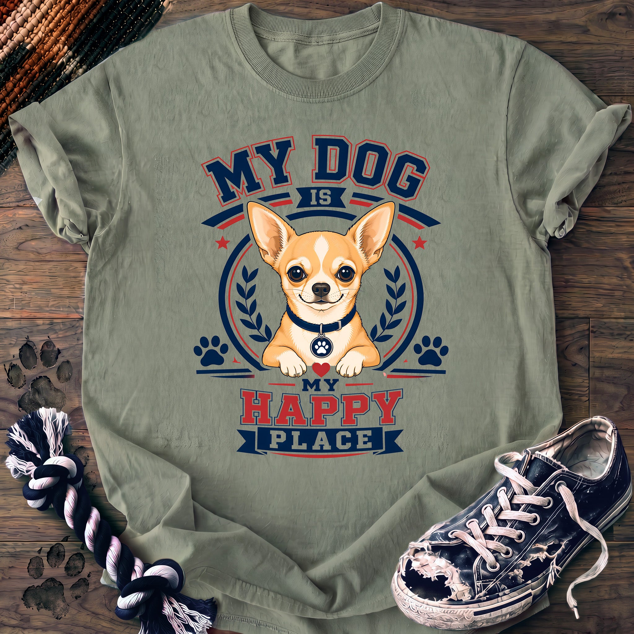 PAWSSION CLUB t-shirt in Bay color - SKU PC-0320