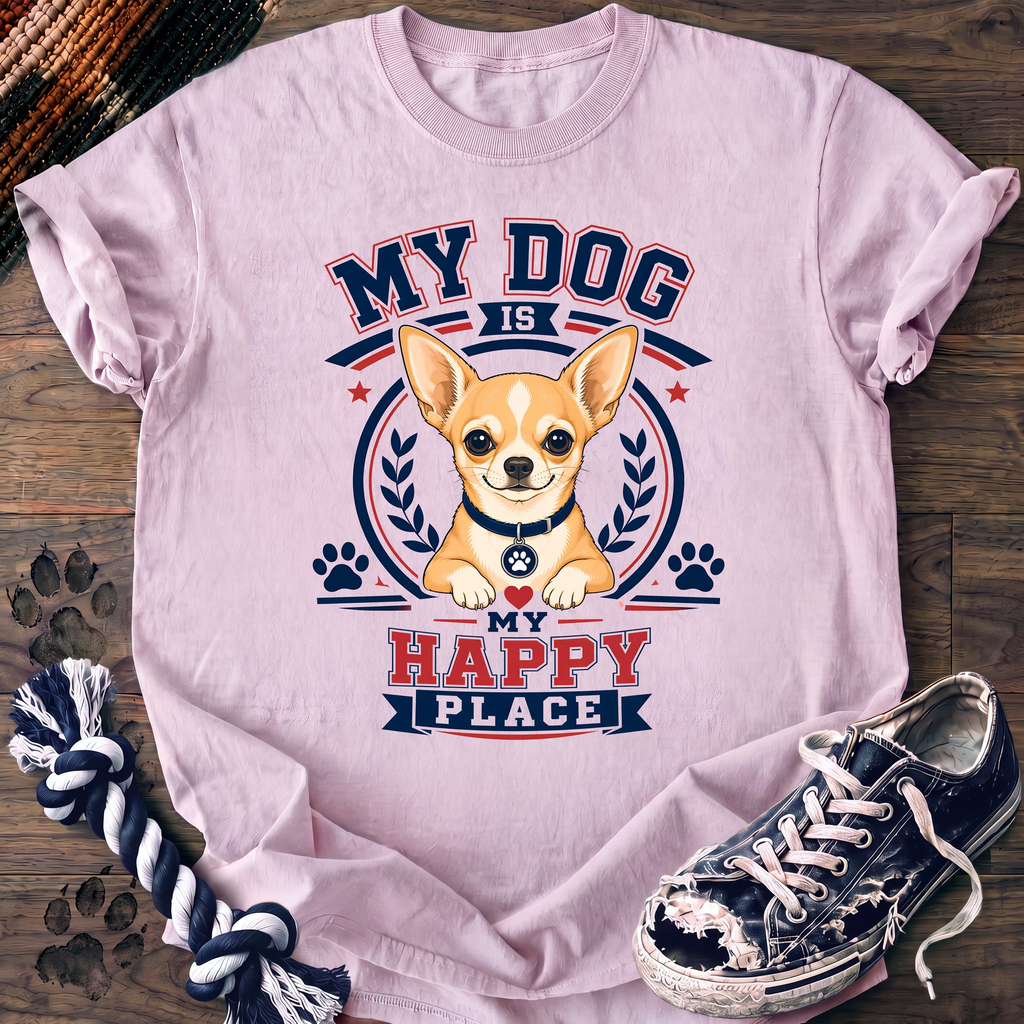 PAWSSION CLUB t-shirt in Blossom color - SKU PC-0320