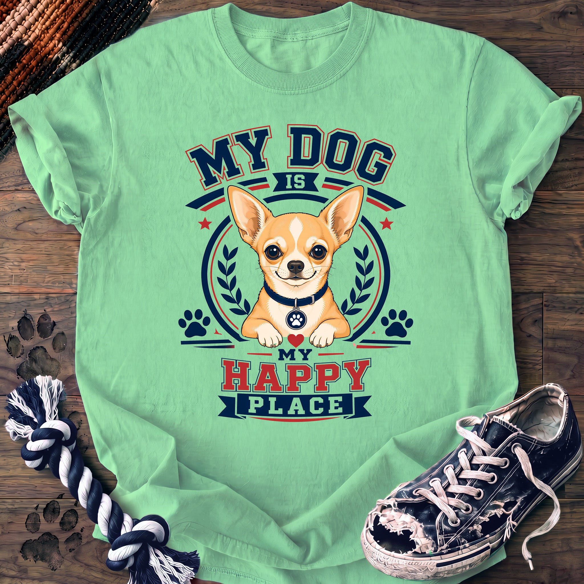 PAWSSION CLUB t-shirt in IslandReef color - SKU PC-0320