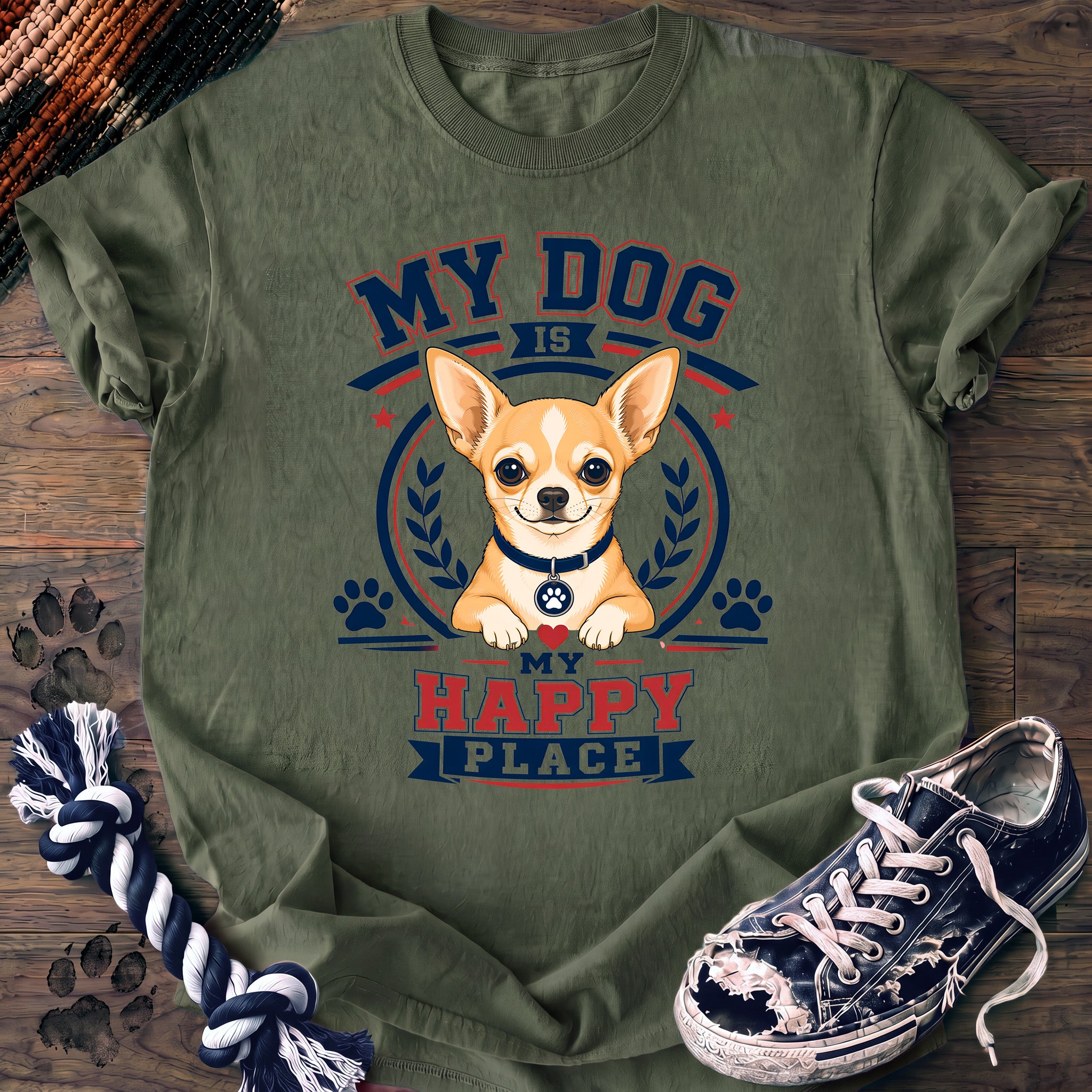 PAWSSION CLUB t-shirt in LightGreen color - SKU PC-0320