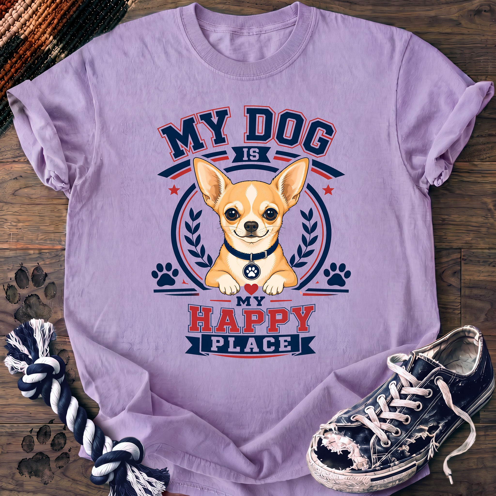 PAWSSION CLUB t-shirt in Orchid color - SKU PC-0320