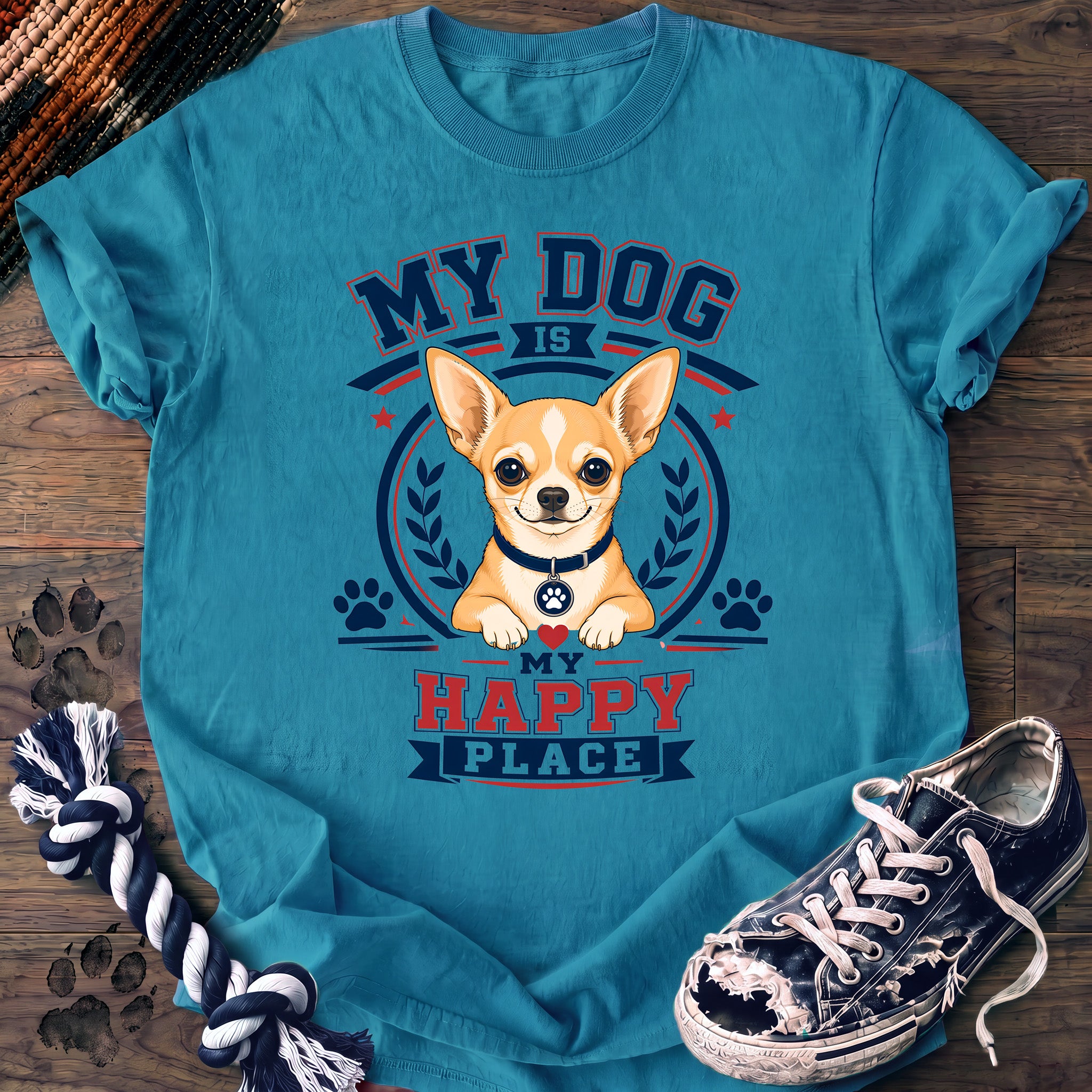 PAWSSION CLUB t-shirt in Sapphire color - SKU PC-0320