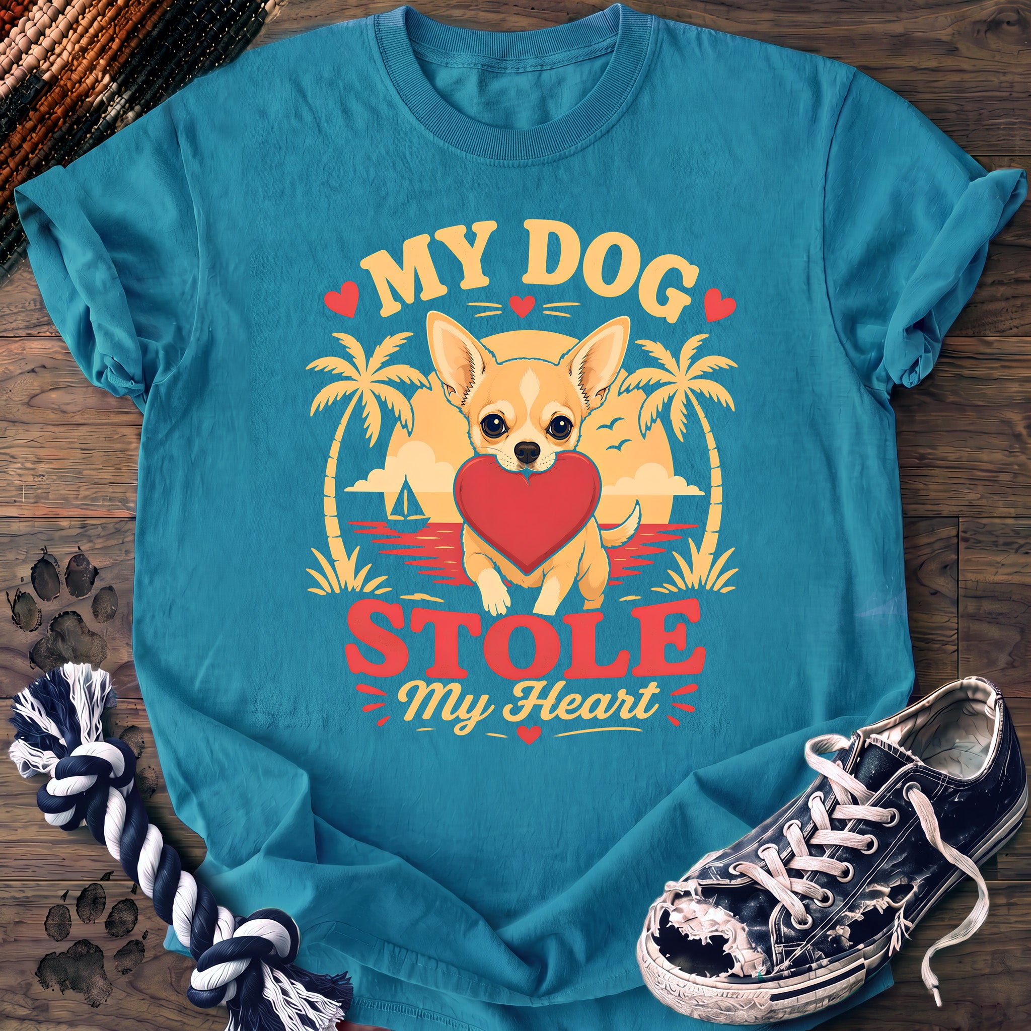 PAWSSION CLUB t-shirt in Sapphire color - SKU PC-0321