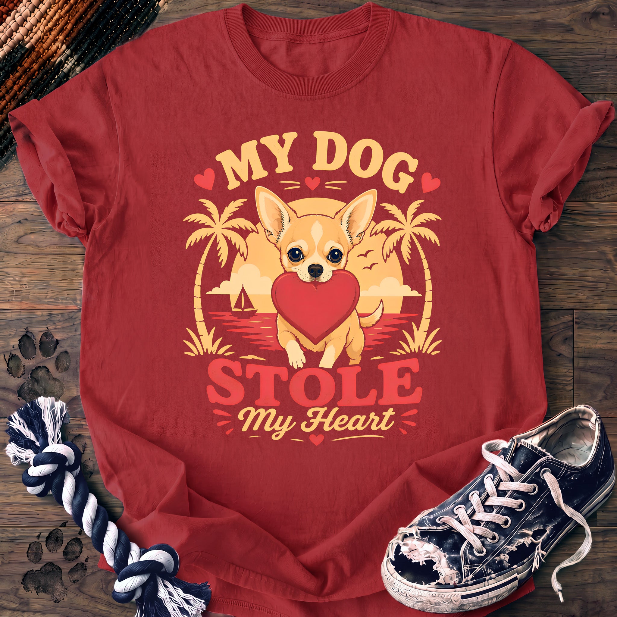 PAWSSION CLUB t-shirt in Watermelon color - SKU PC-0321