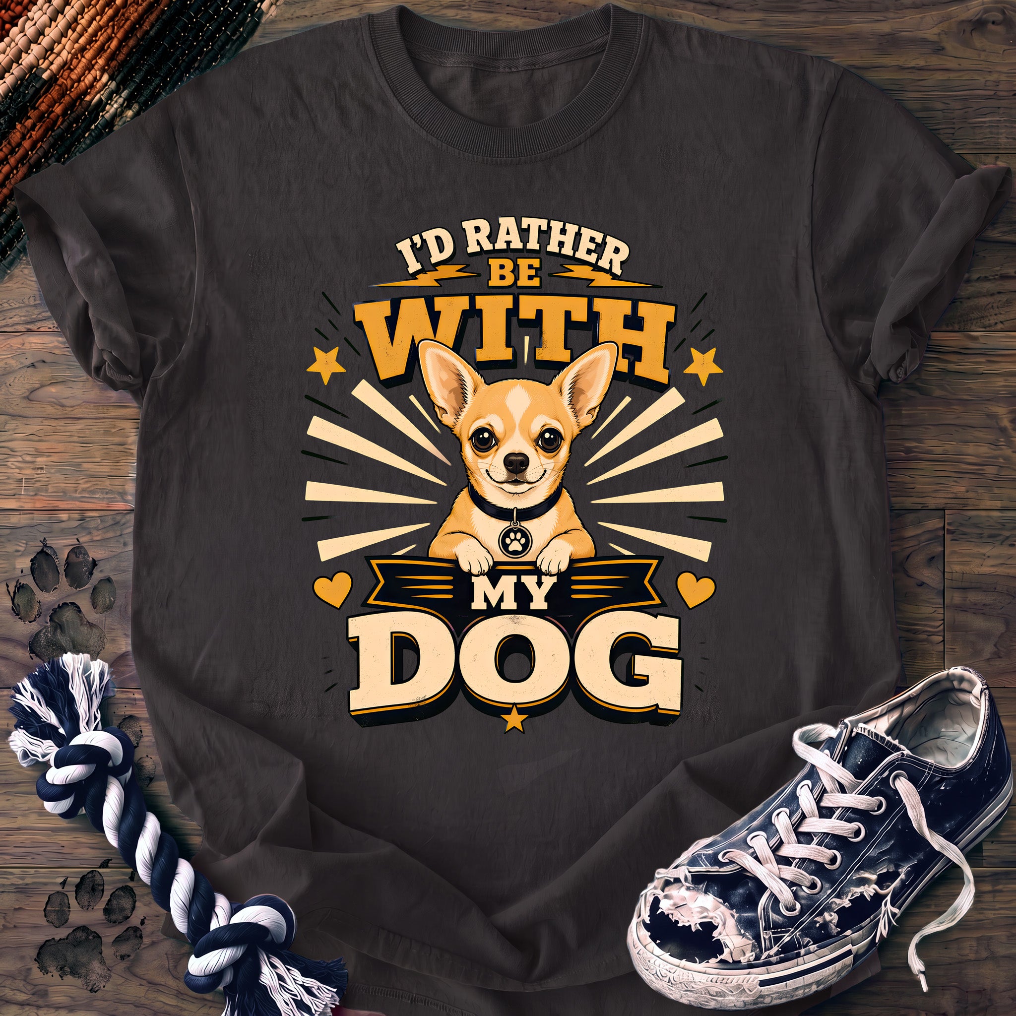 PAWSSION CLUB t-shirt in Graphite color - SKU PC-0322