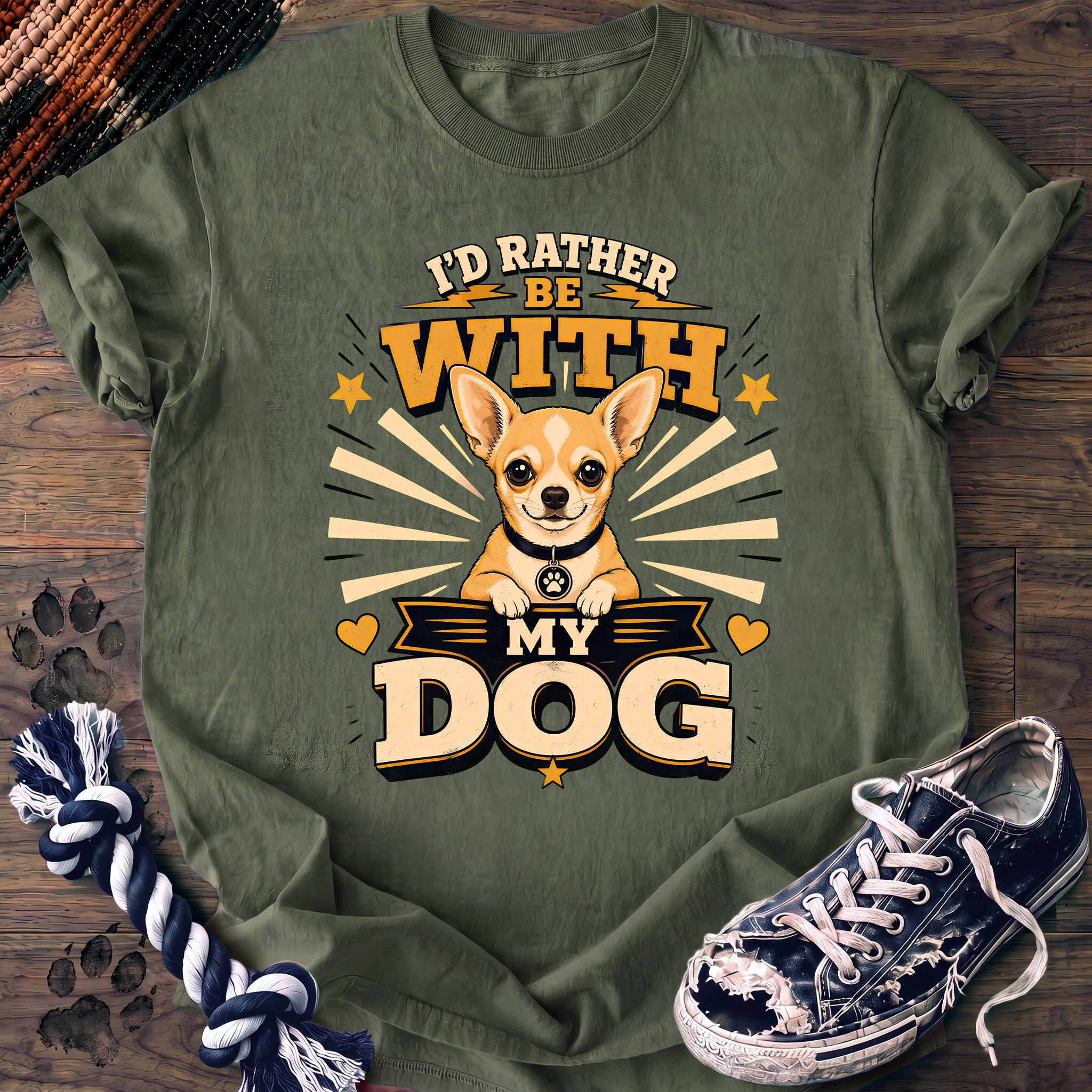 PAWSSION CLUB t-shirt in LightGreen color - SKU PC-0322