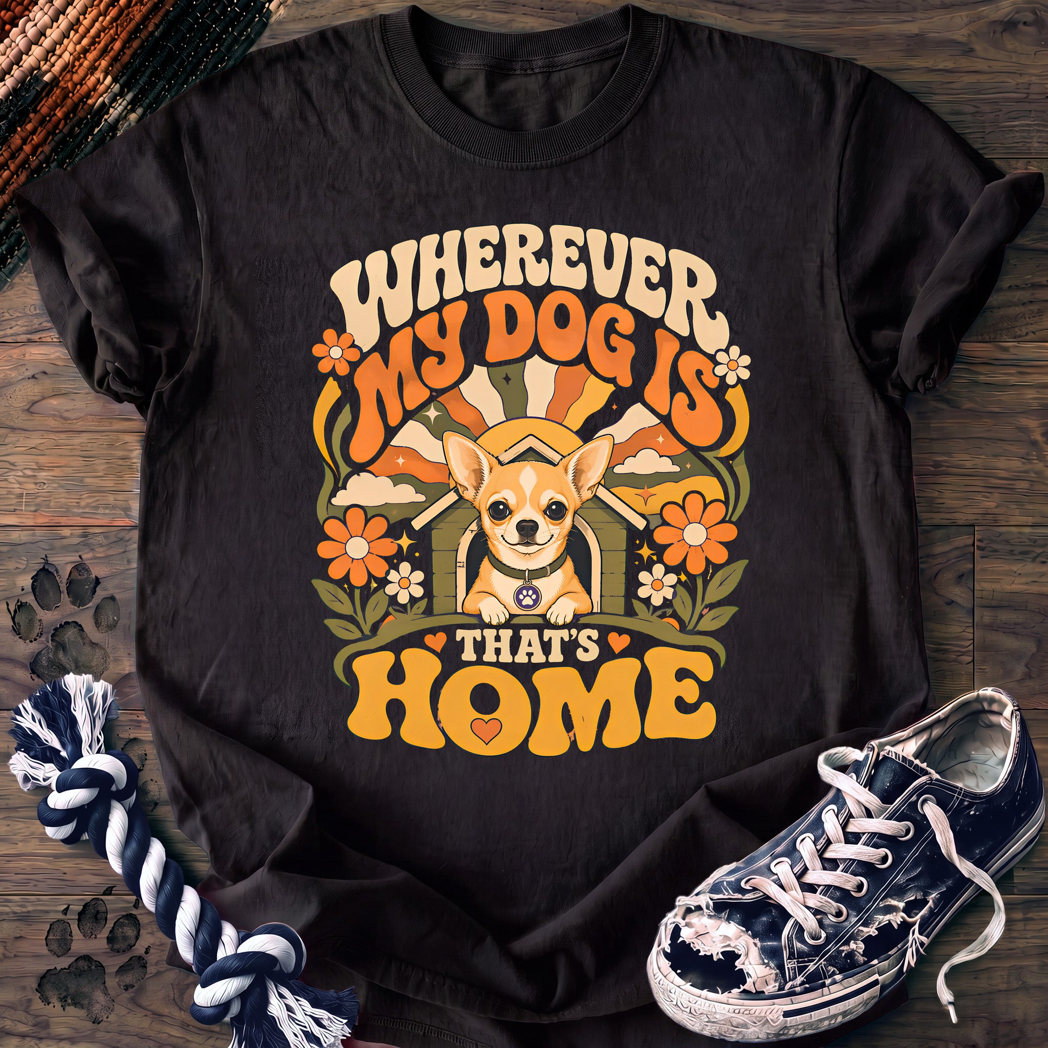 PAWSSION CLUB t-shirt in Black color - SKU PC-0324