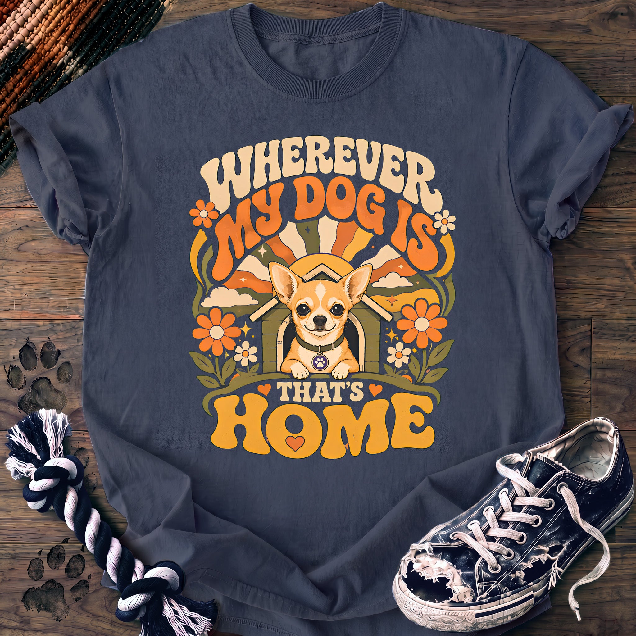 PAWSSION CLUB t-shirt in BlueJean color - SKU PC-0324
