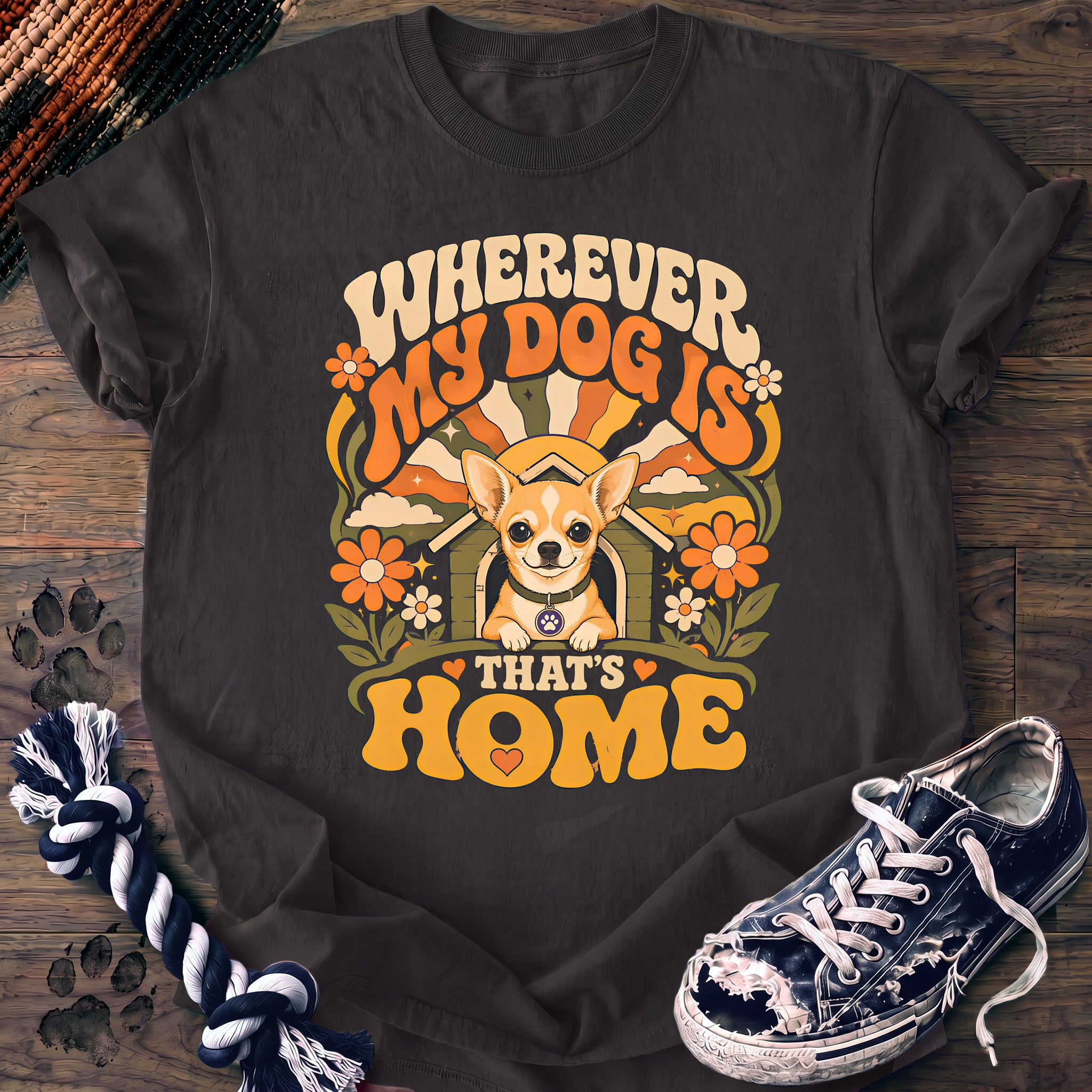 PAWSSION CLUB t-shirt in Graphite color - SKU PC-0324
