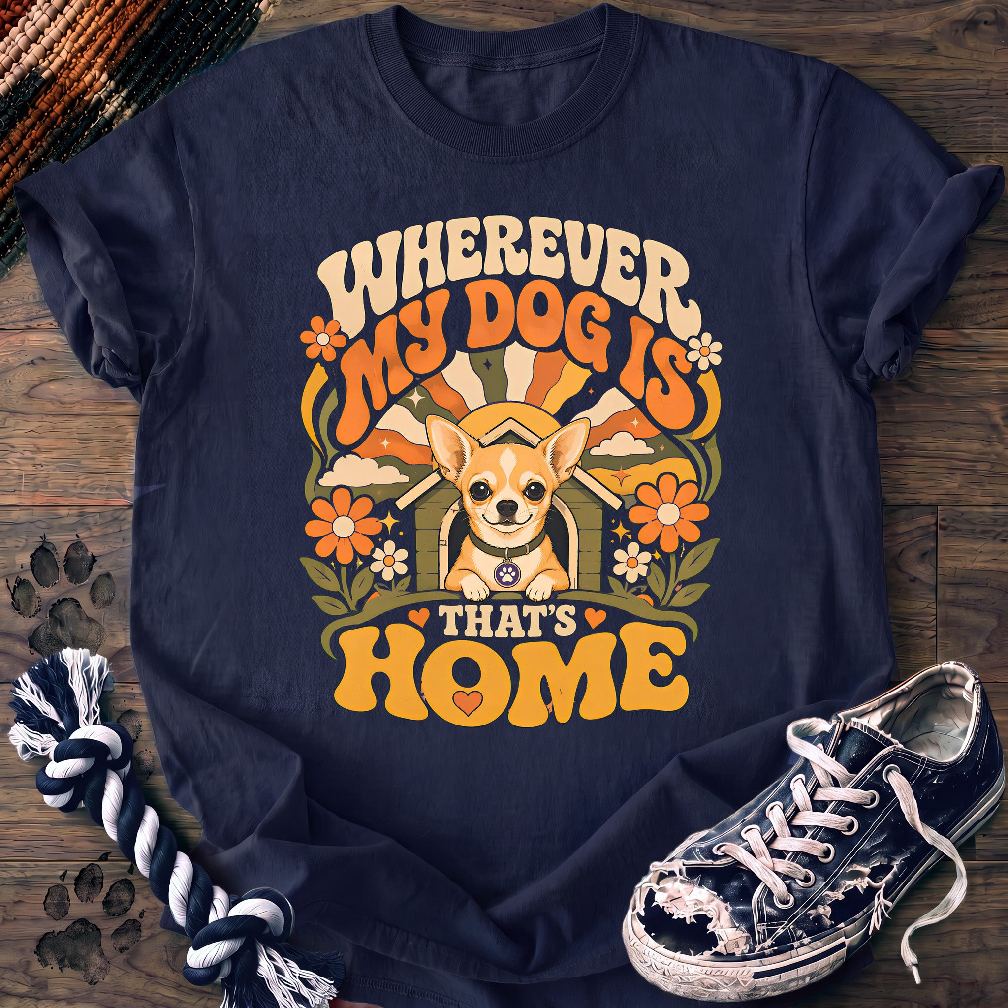 PAWSSION CLUB t-shirt in Navy color - SKU PC-0324