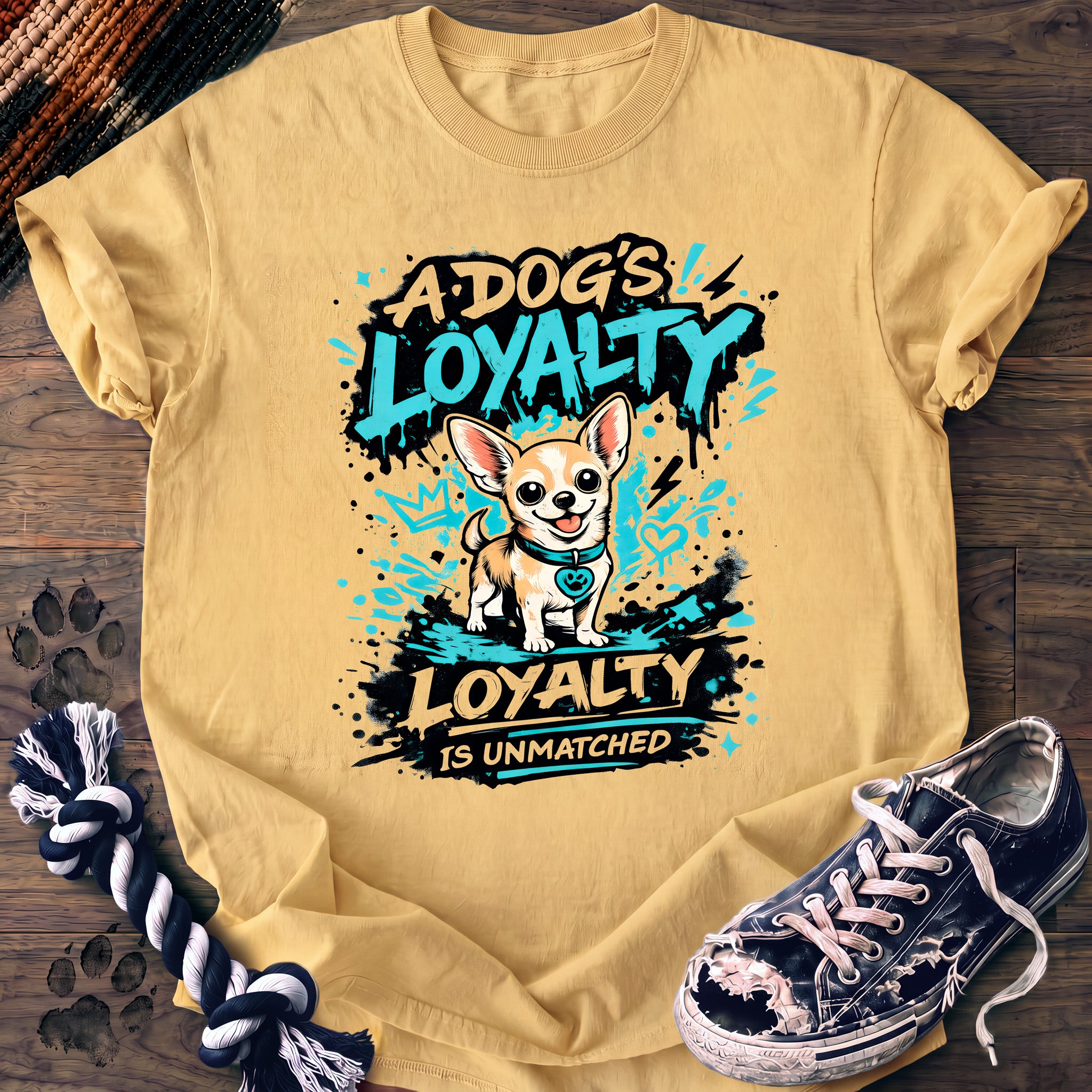 PAWSSION CLUB t-shirt in Butter color - SKU PC-0325