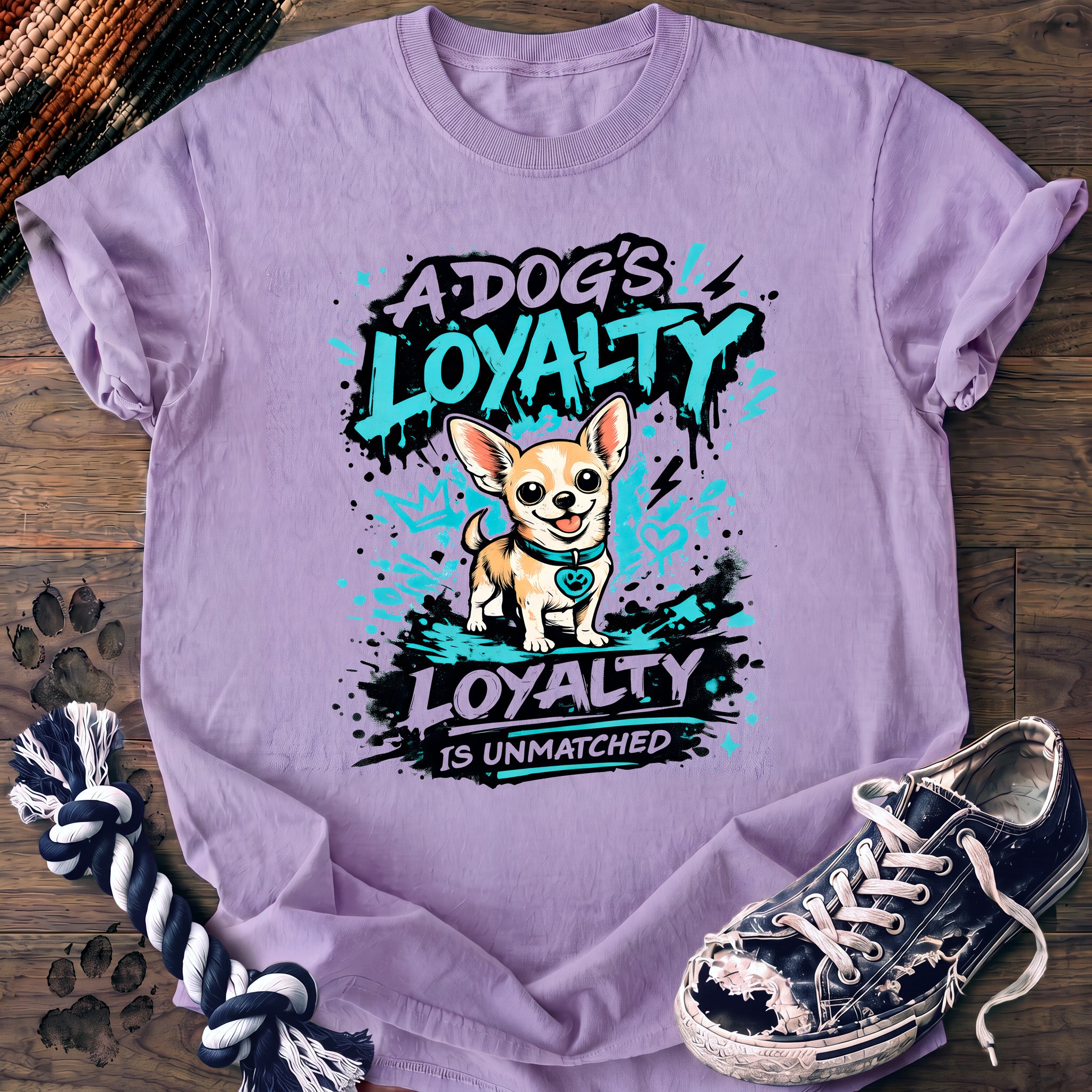 PAWSSION CLUB t-shirt in Orchid color - SKU PC-0325