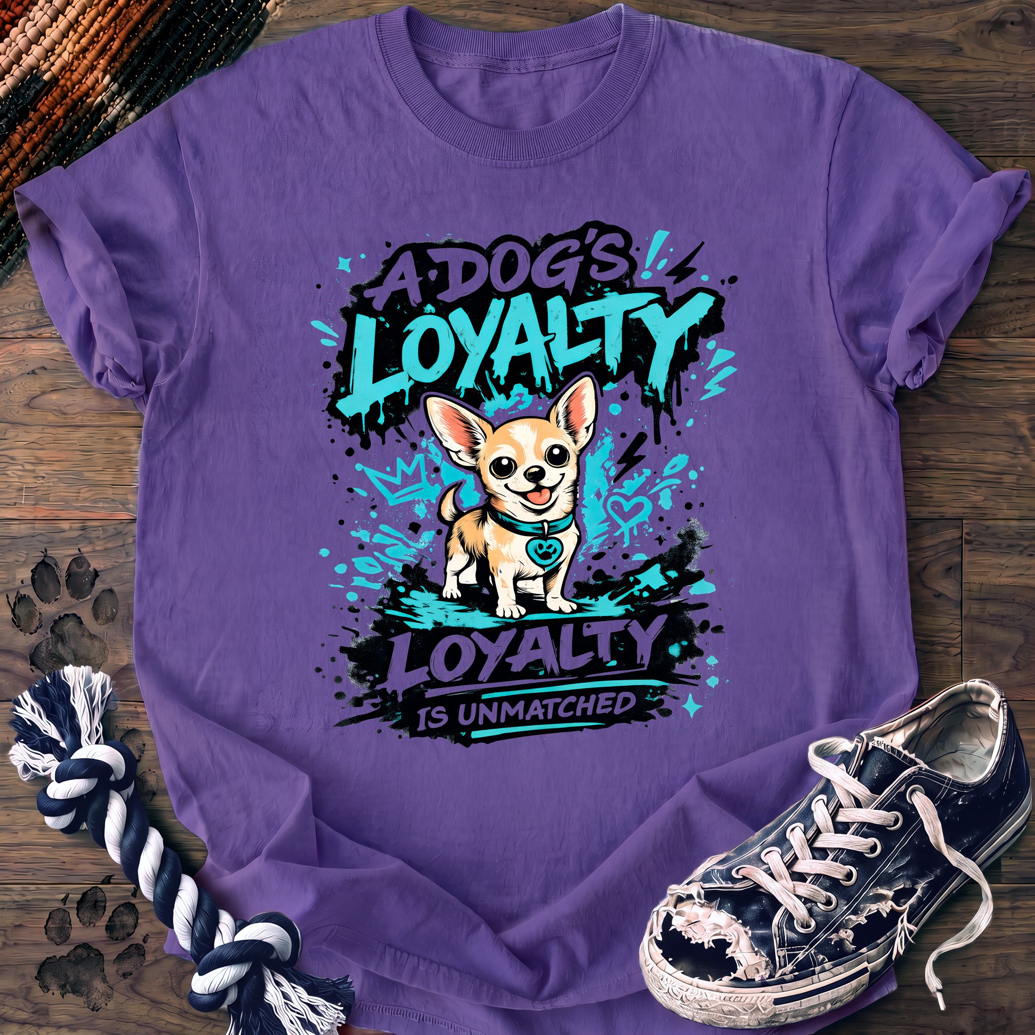 PAWSSION CLUB t-shirt in Violet color - SKU PC-0325