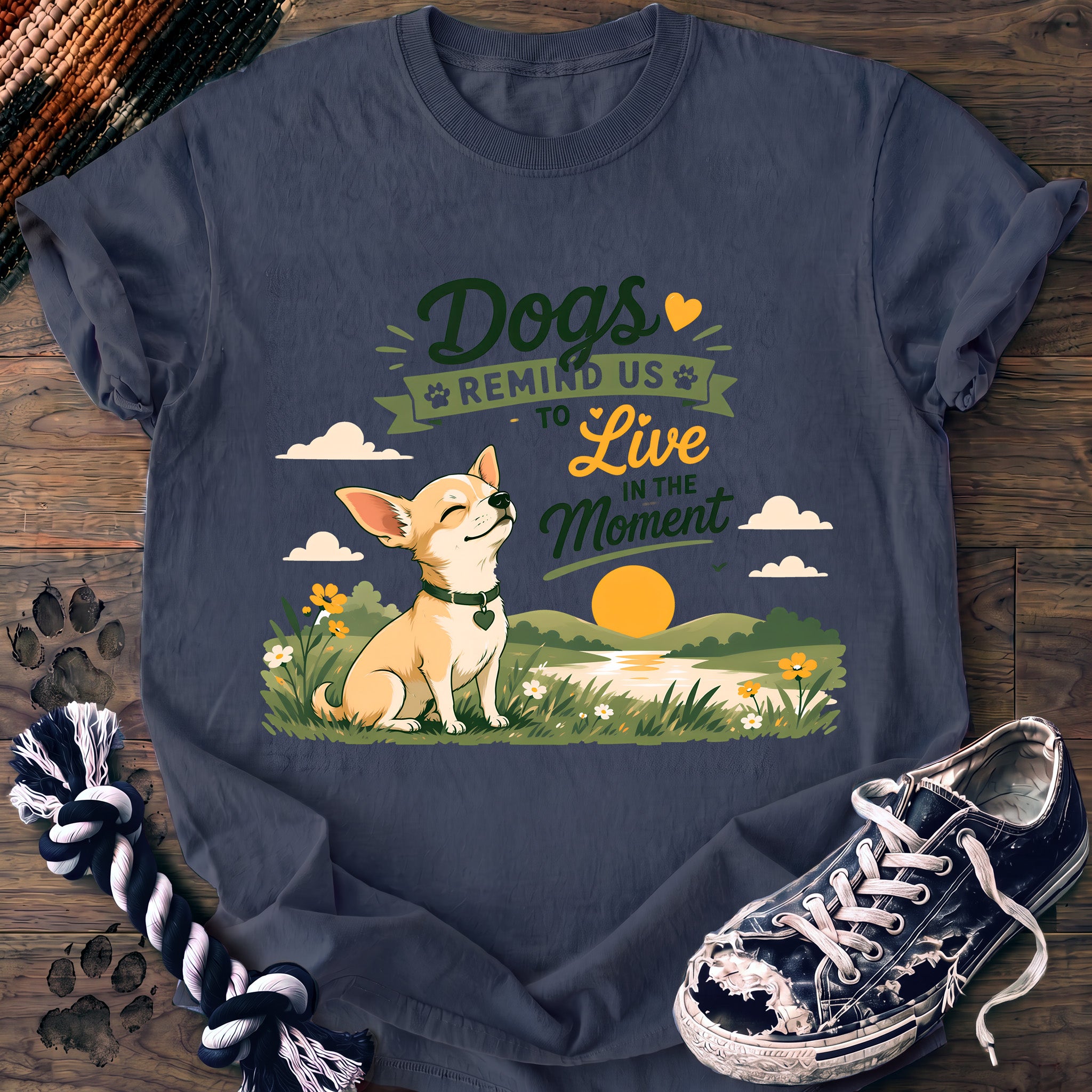 PAWSSION CLUB t-shirt in BlueJean color - SKU PC-0326